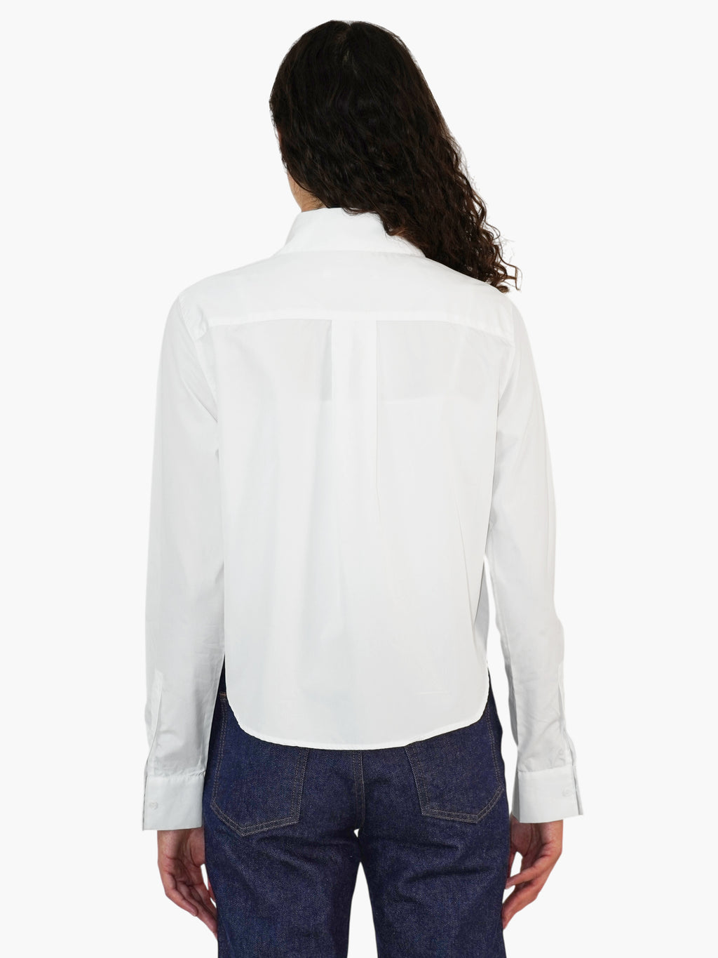 Cropped Button-Up Top