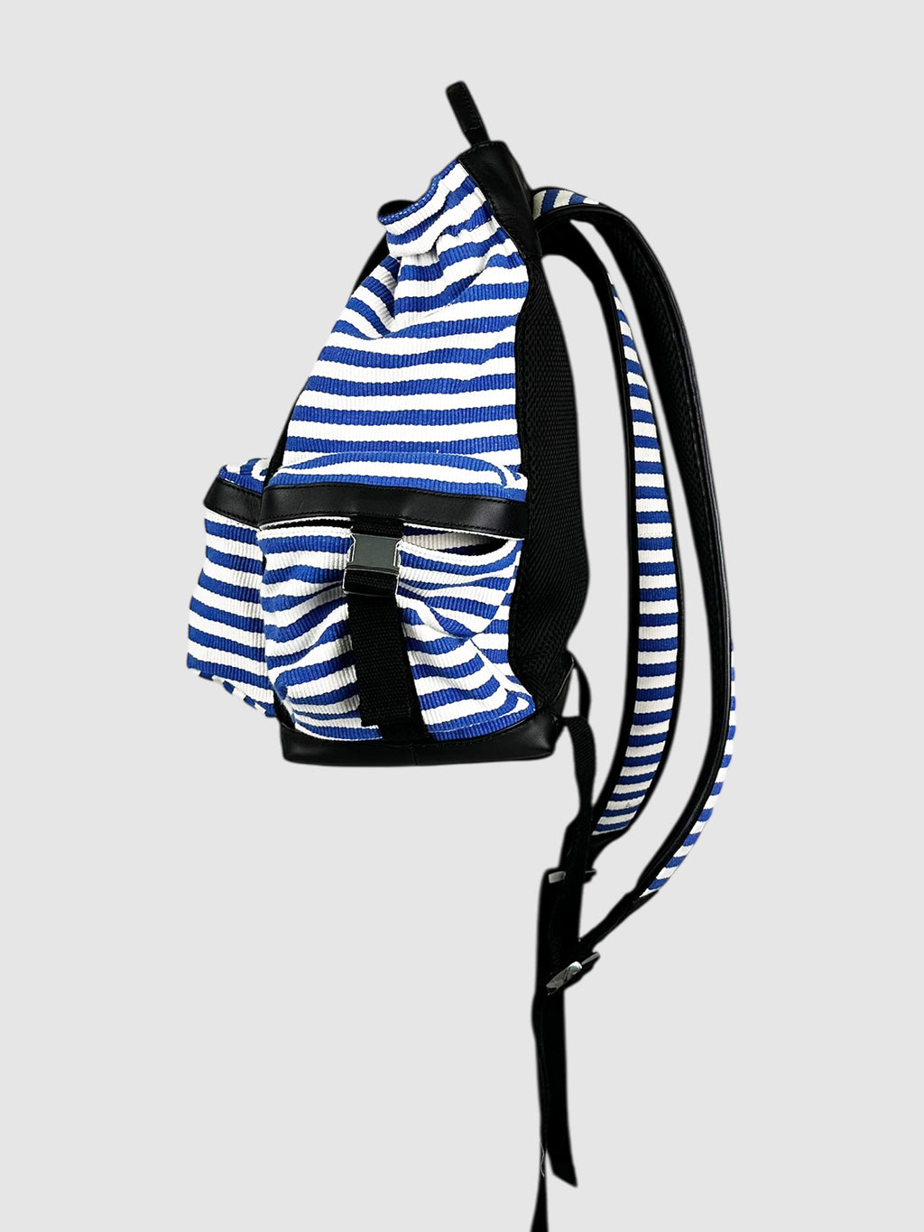 Striped Canvas Backpack