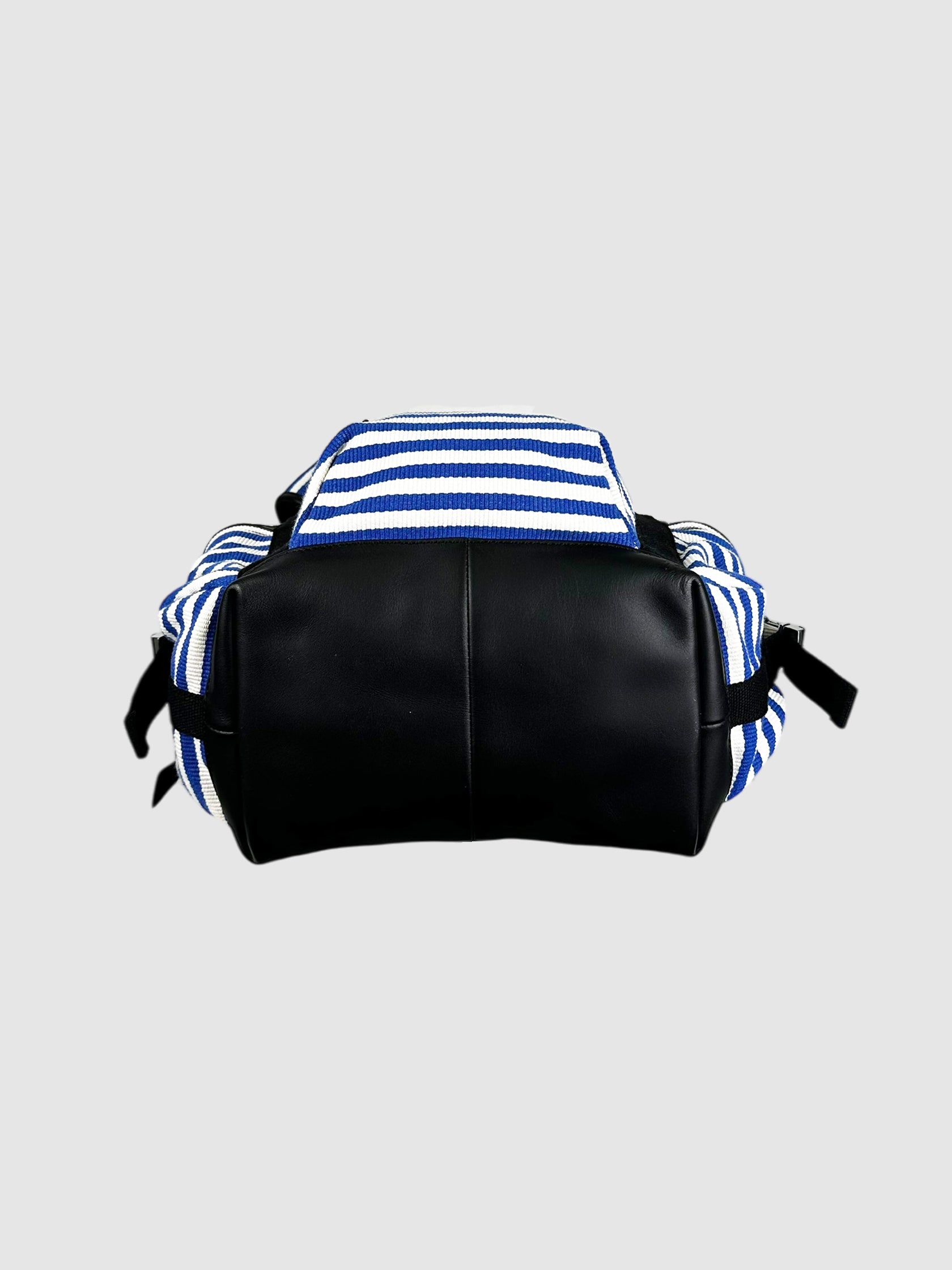 Striped Canvas Backpack