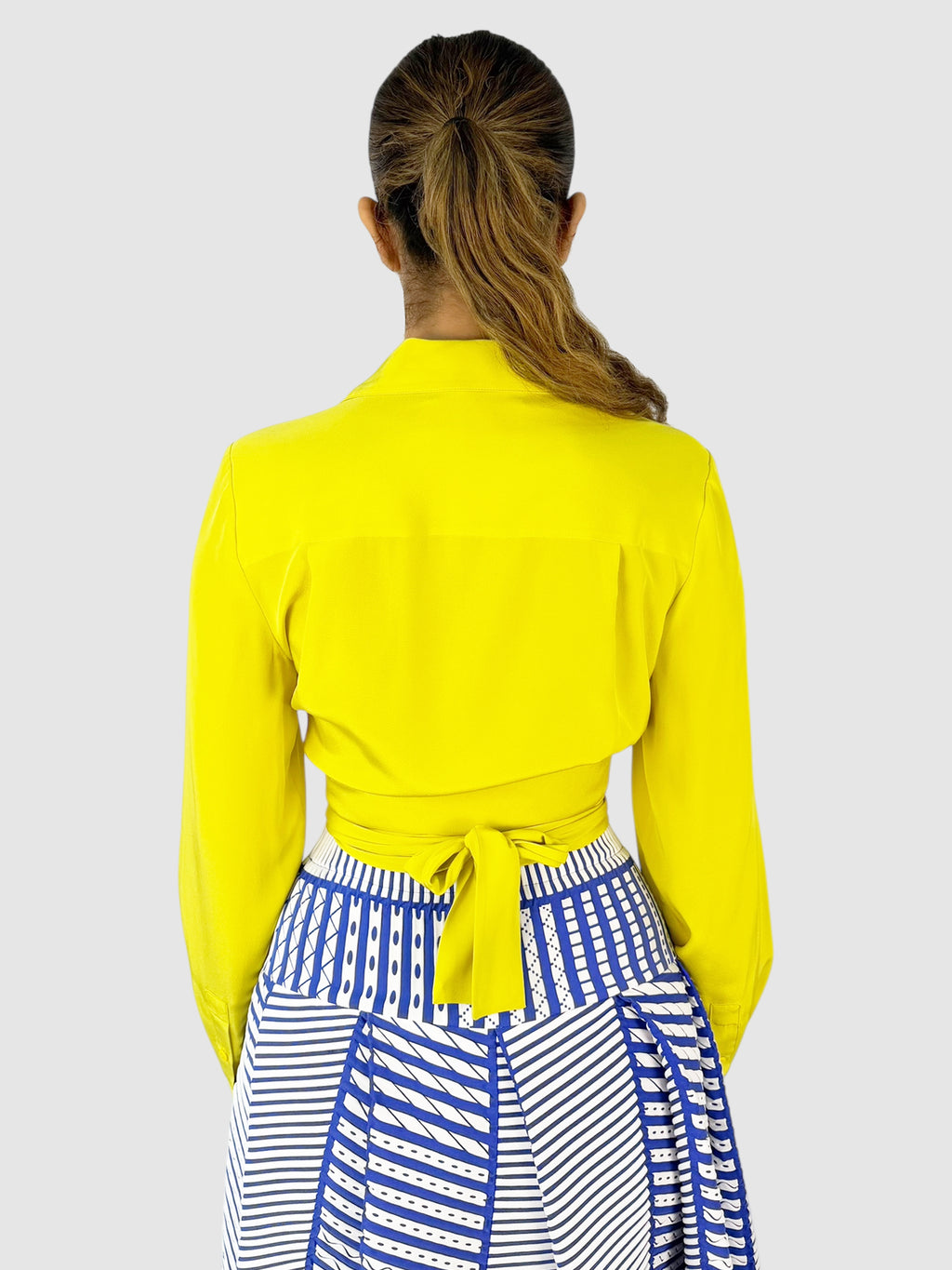 Silk Wrap Top