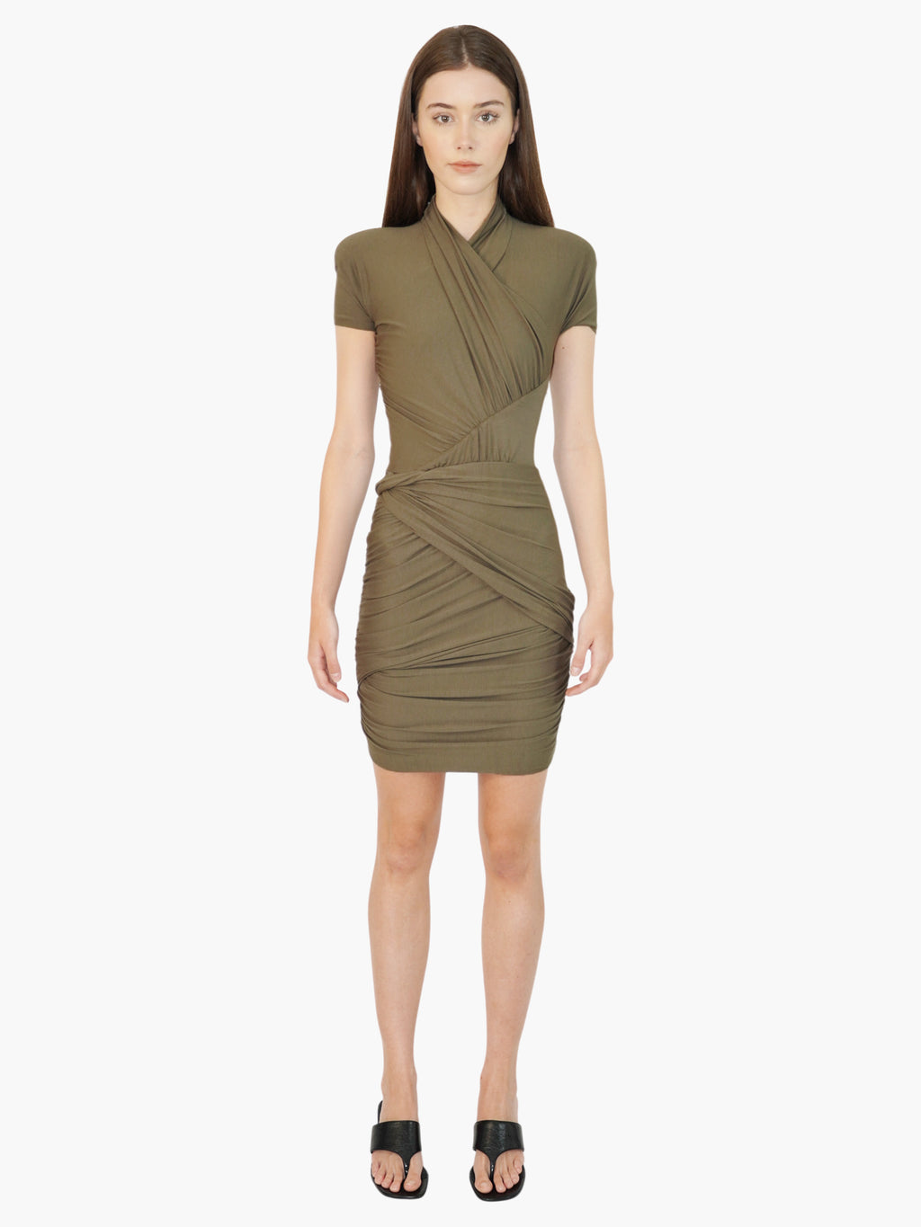 Wrapped Mini Dress
