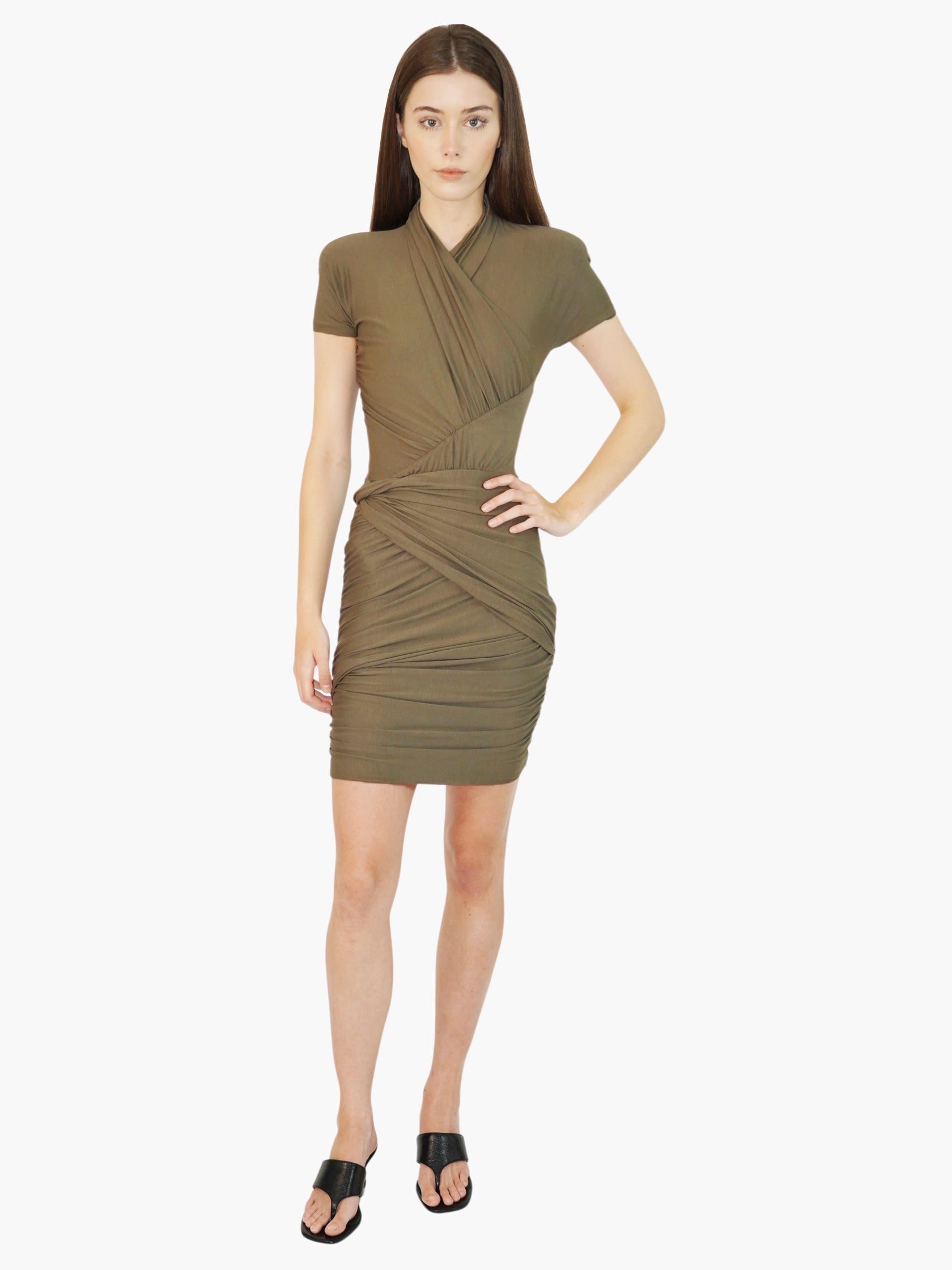 Wrapped Mini Dress