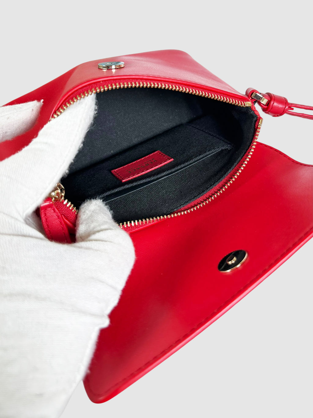 Leather Wristlet Clutch