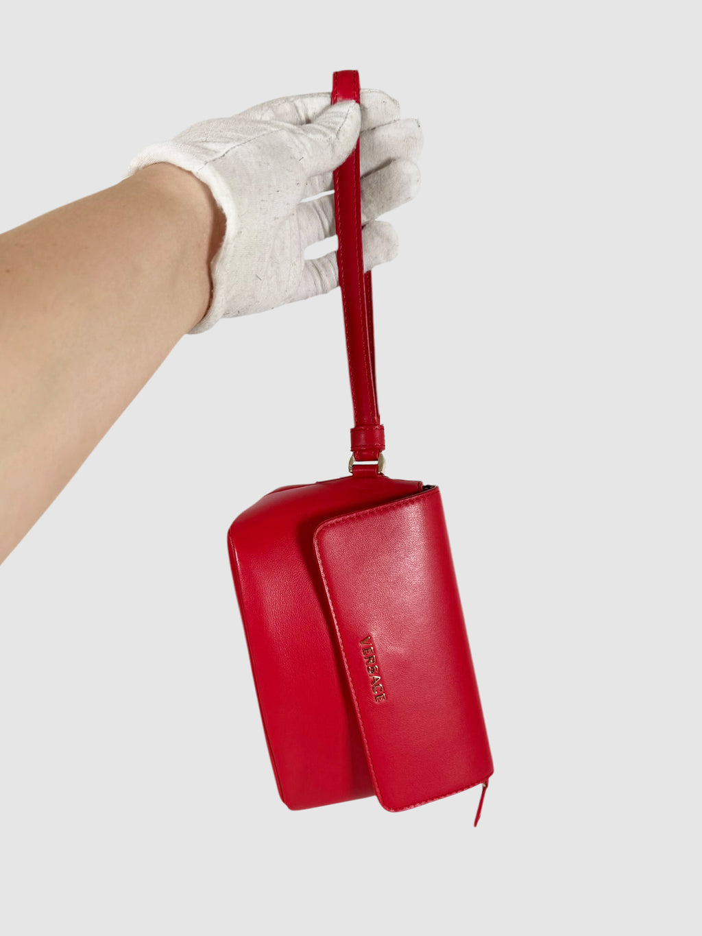 Leather Wristlet Clutch
