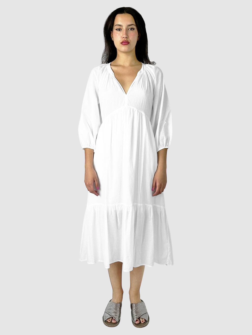 Vie V-Neck Maxi Dress