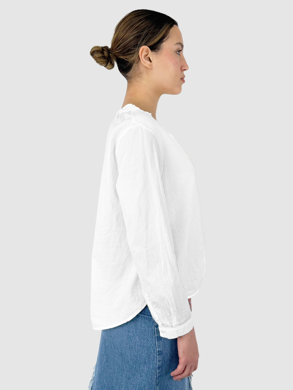 Ruffled Collar Top