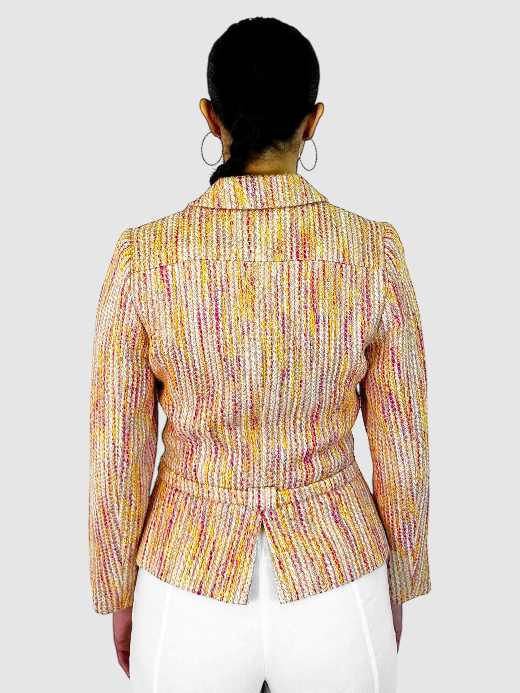 Wool Tweed Boucle Jacket