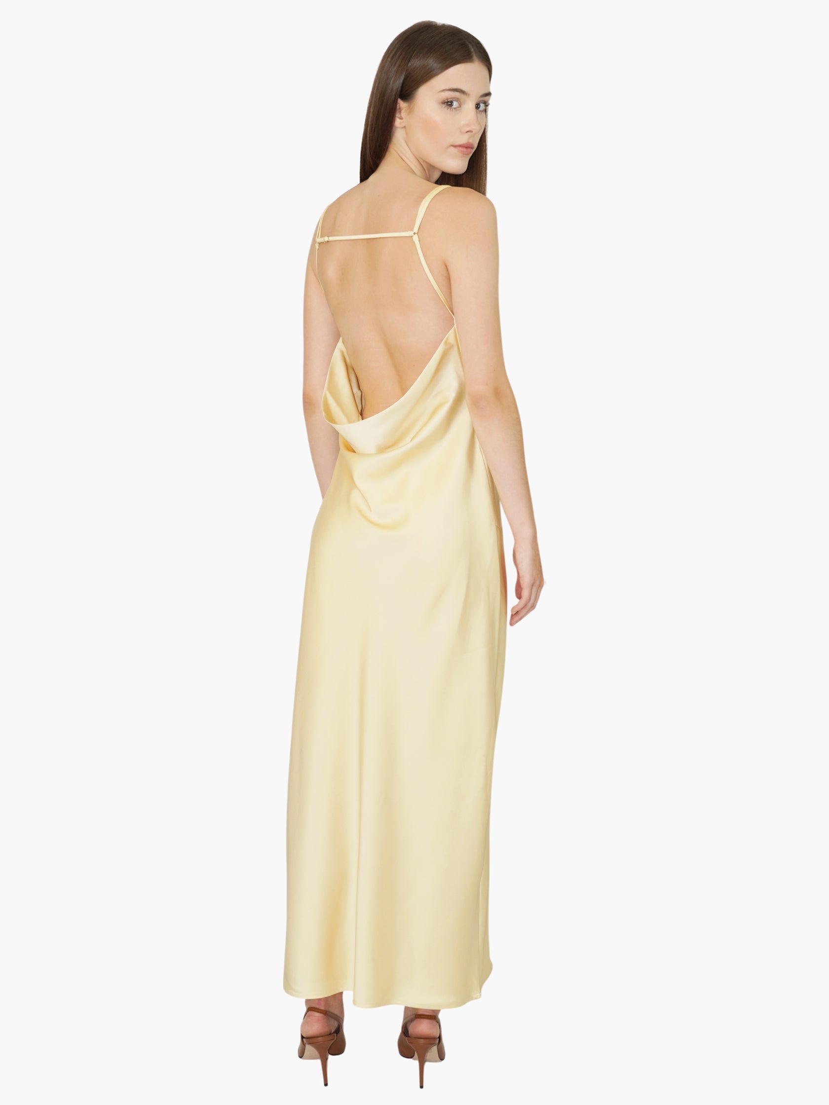 Satin Maxi Dress