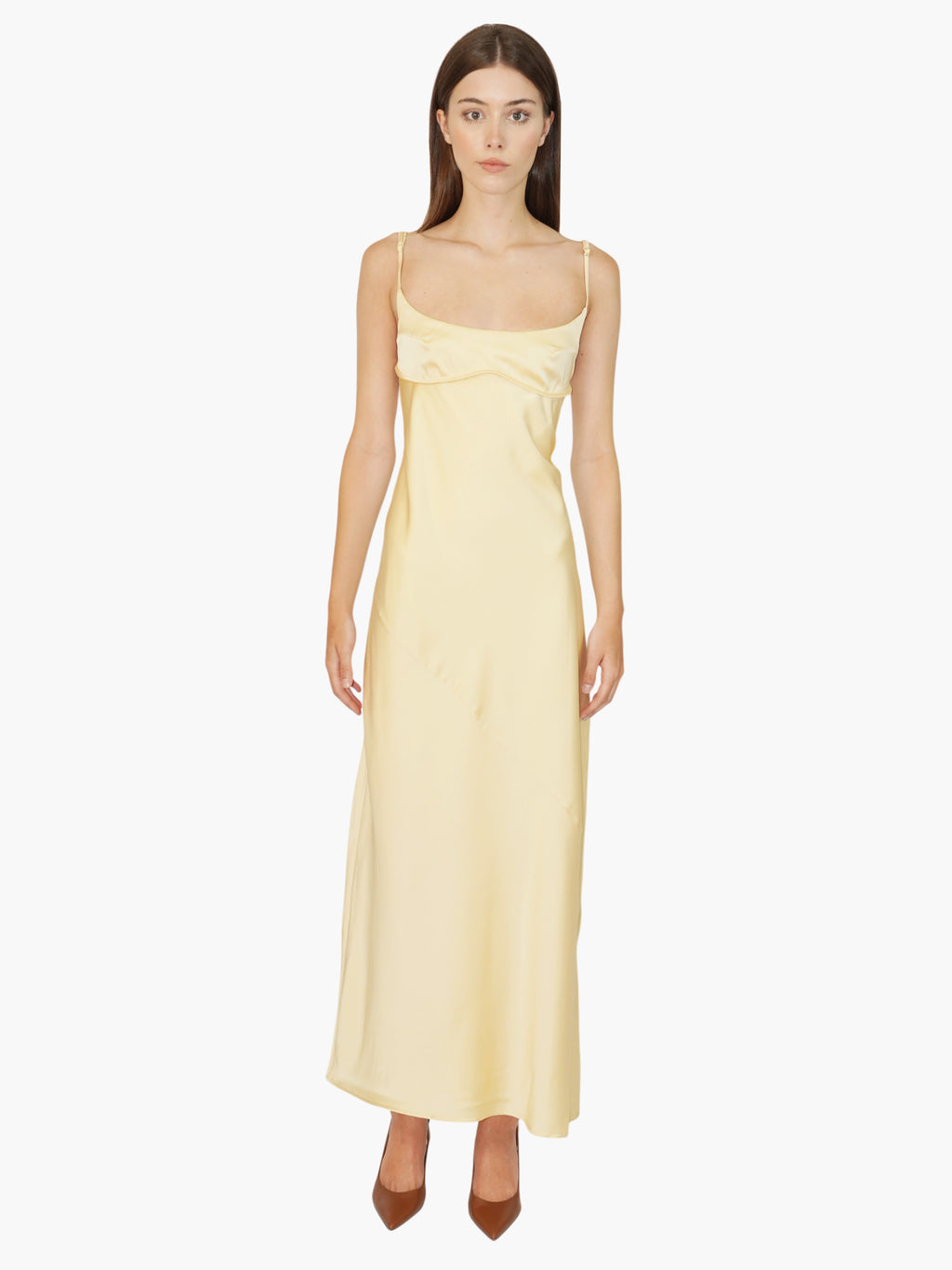 Satin Maxi Dress
