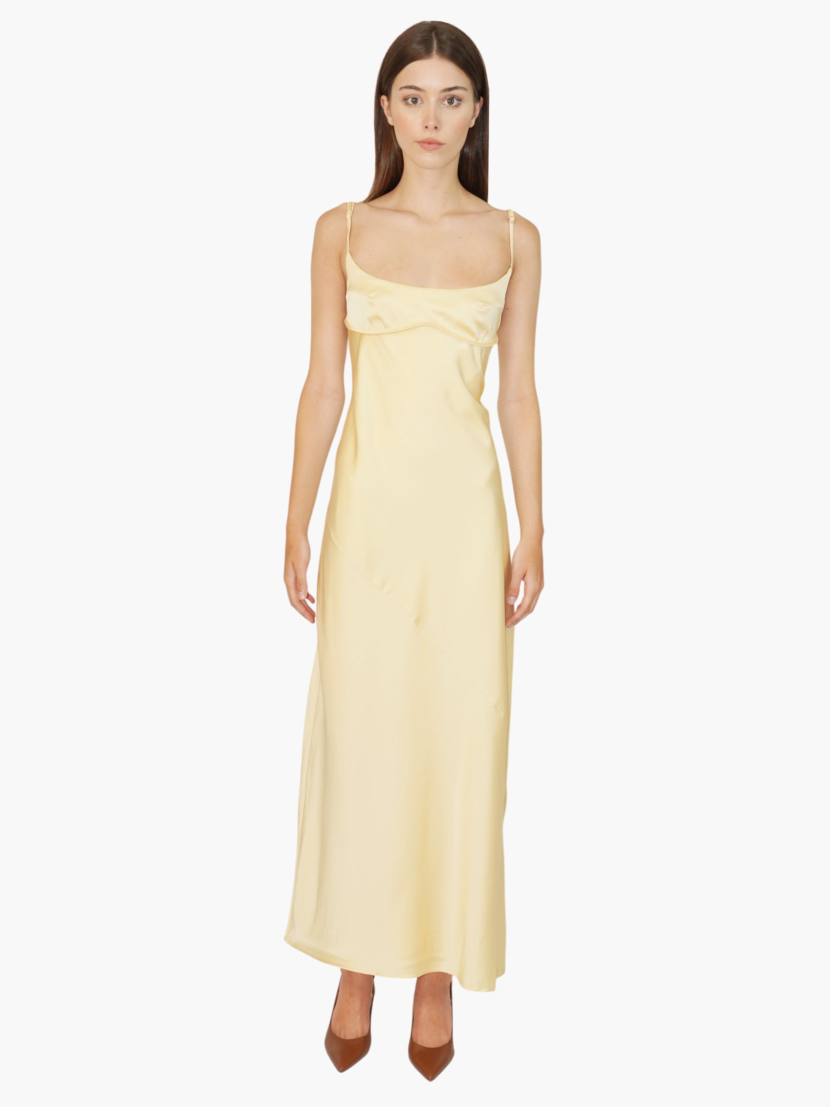 Satin Maxi Dress