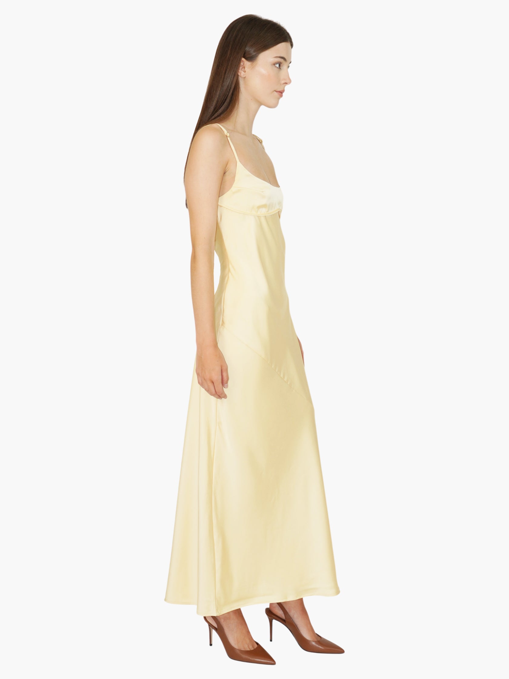 Satin Maxi Dress