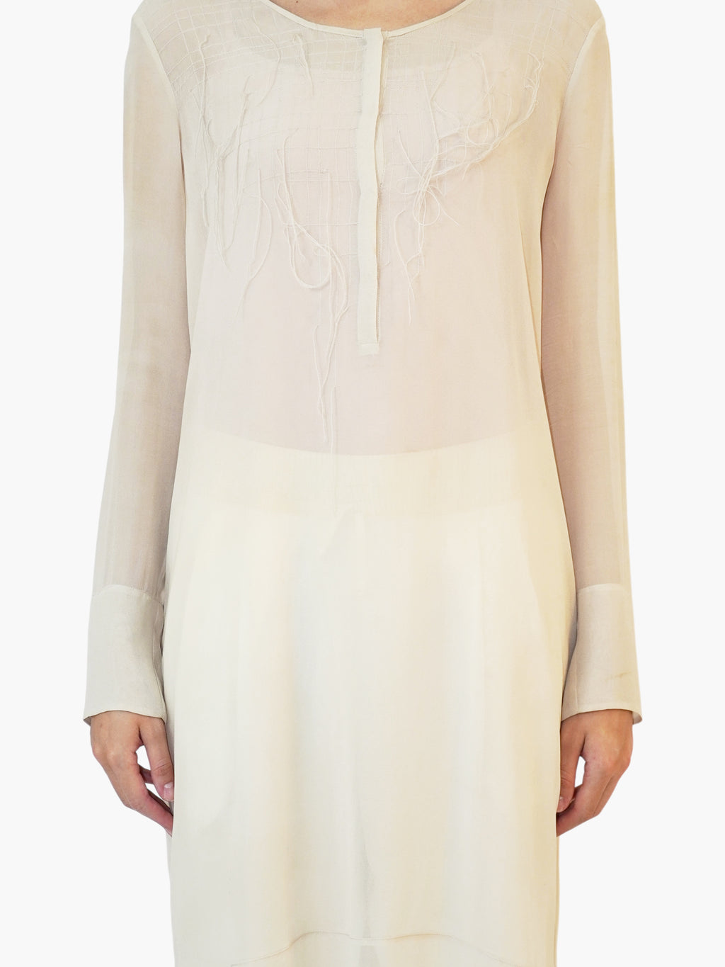 Sheer Feathered Tunic