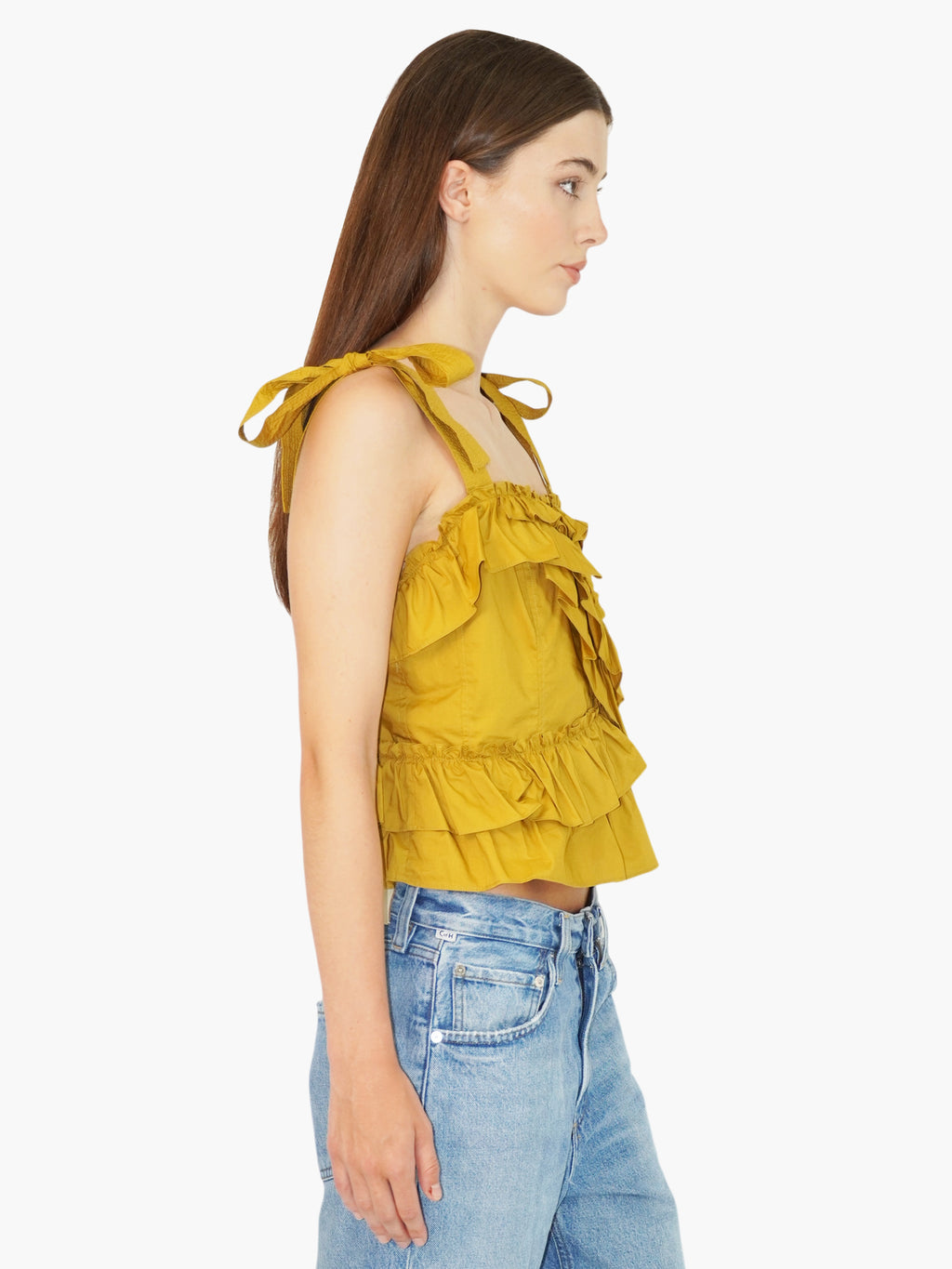 Cleo Ruffled Top