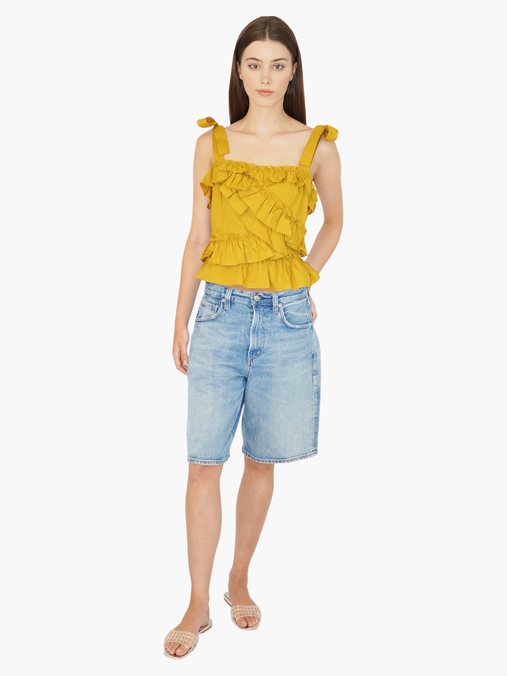 Cleo Ruffled Top