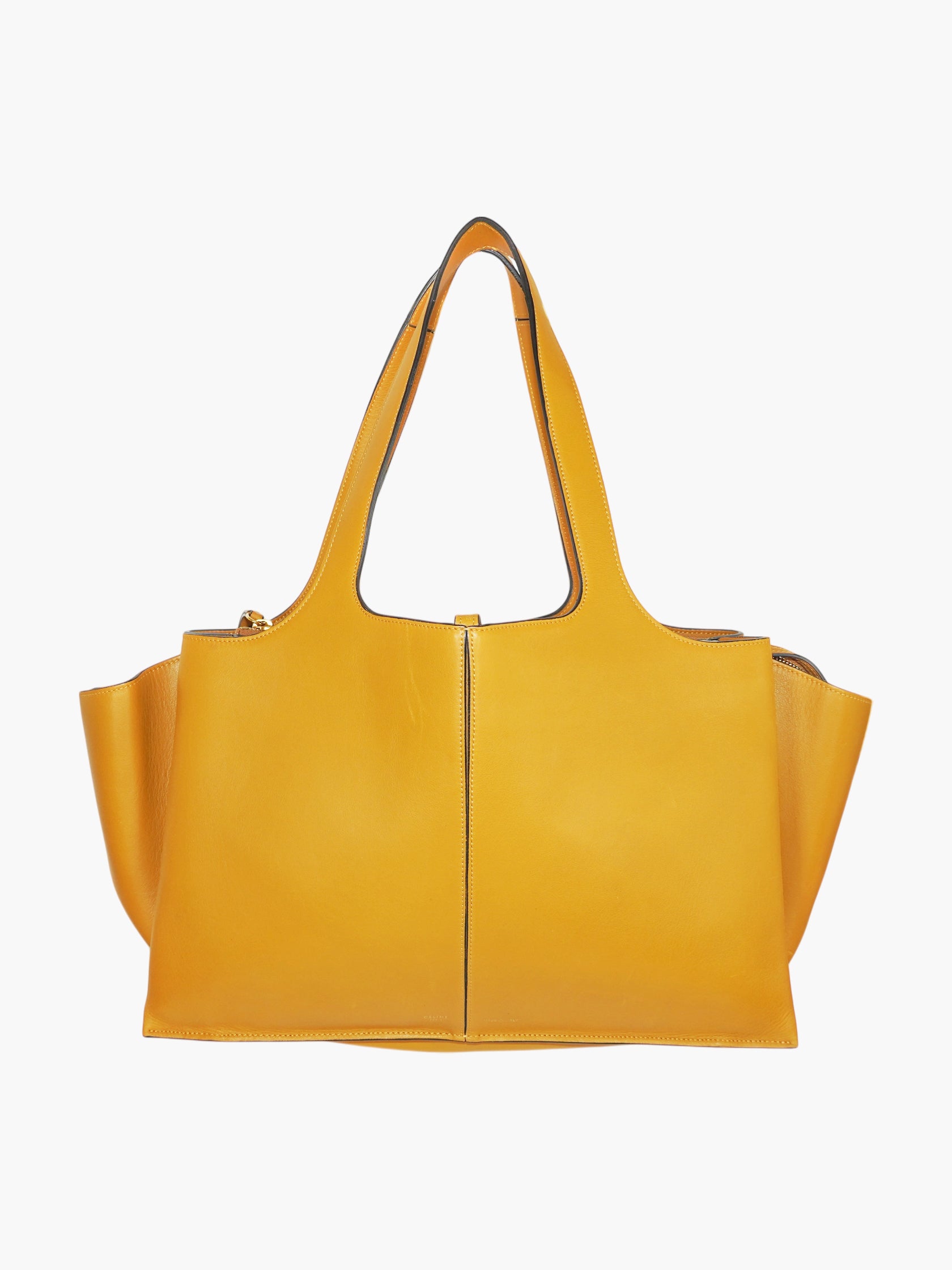 Leather Trifold Tote