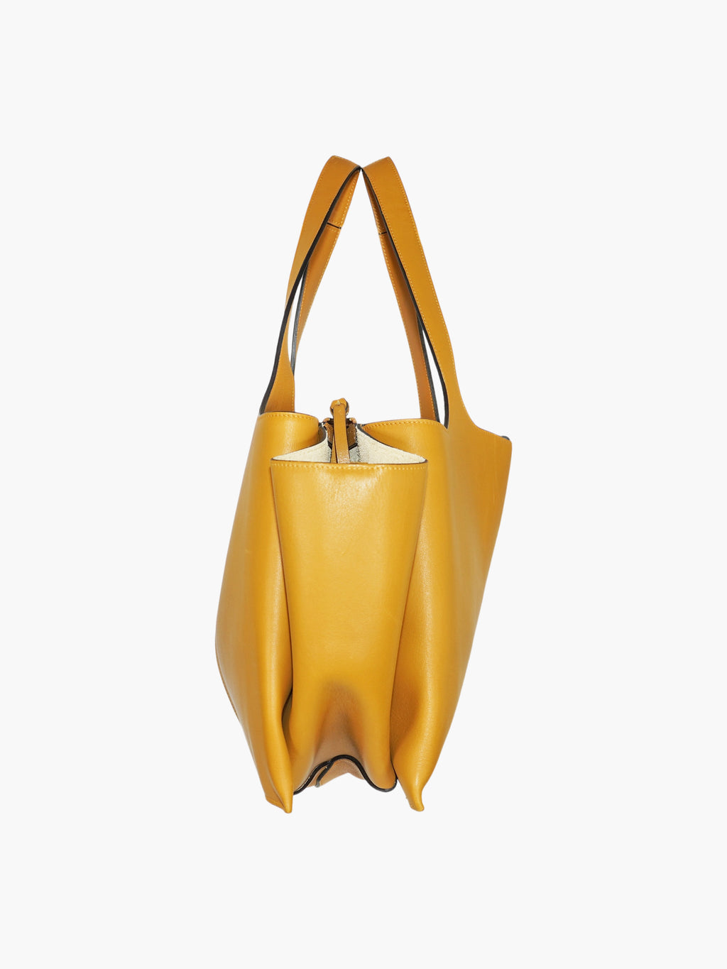 Leather Trifold Tote