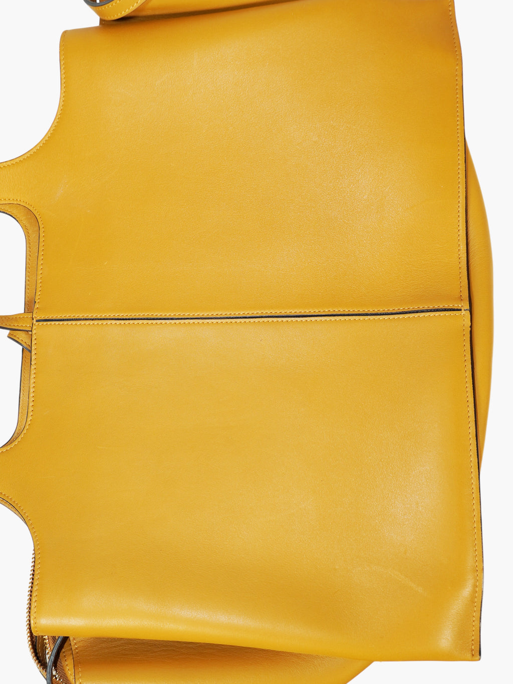 Leather Trifold Tote
