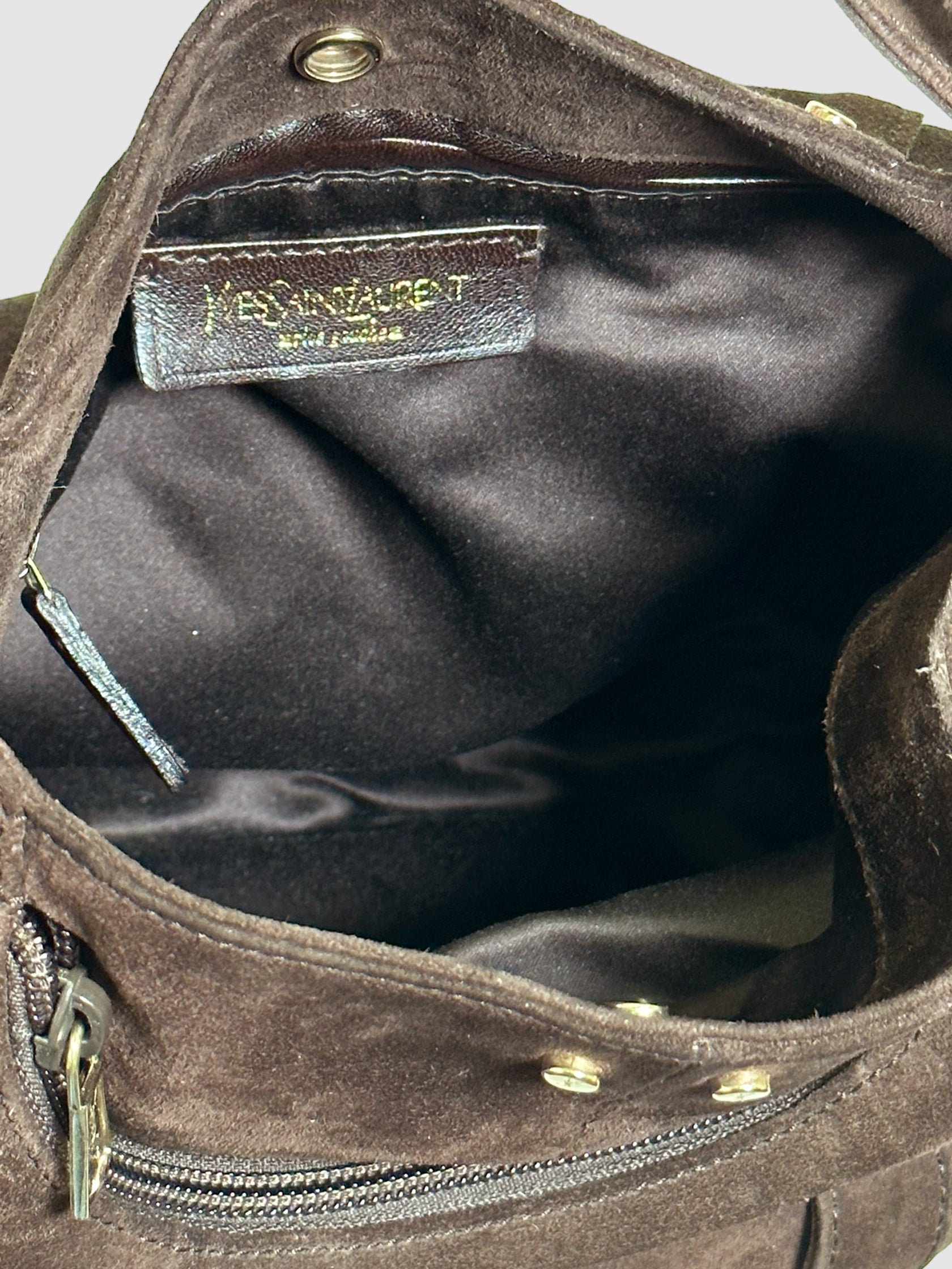 Suede Mombasa Handle Bag