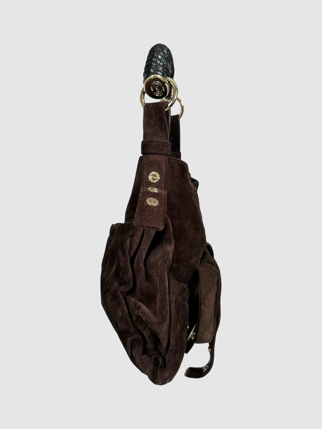 Suede Mombasa Handle Bag