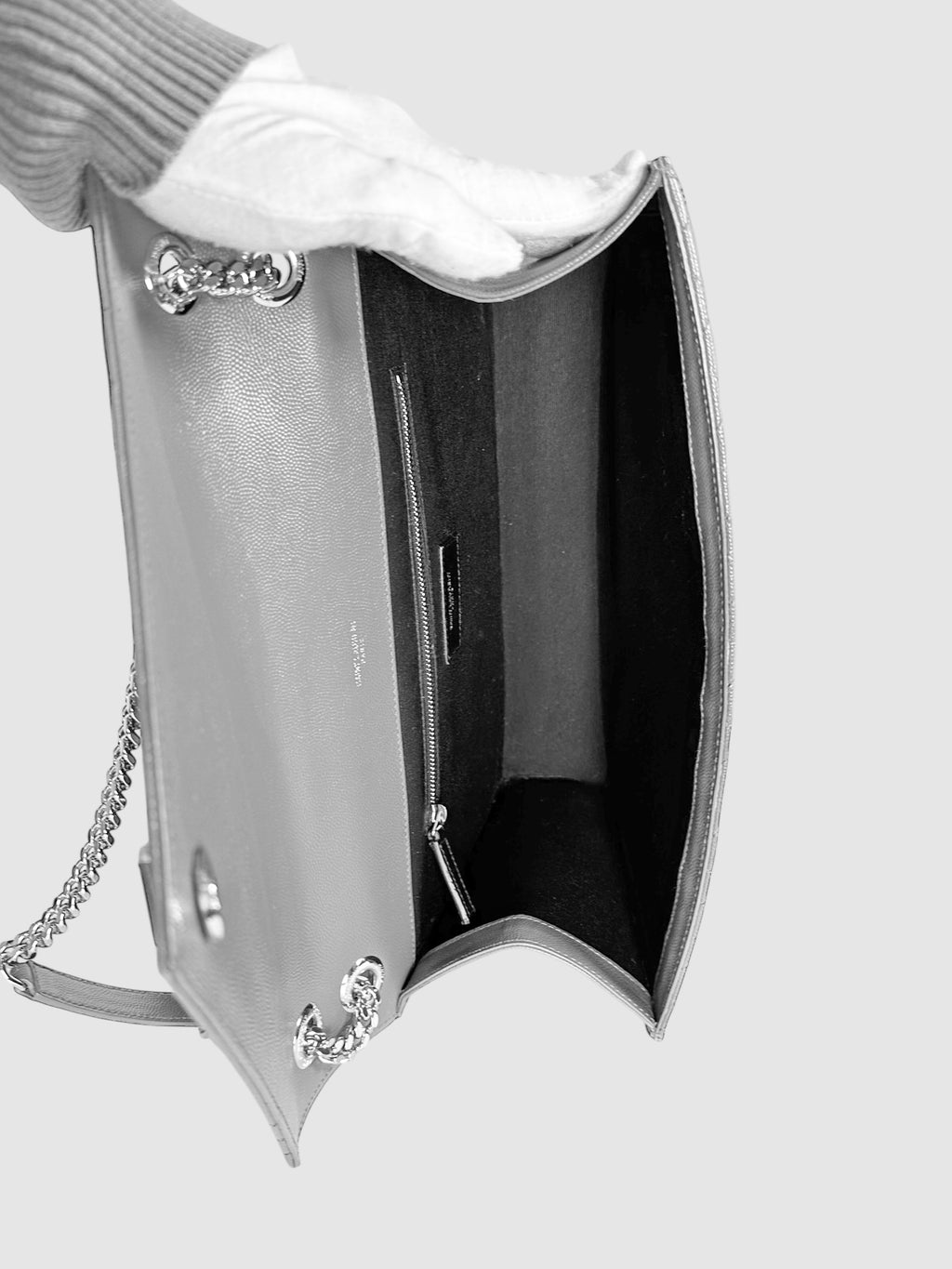 Chain Strap Quilted Envelope Bag