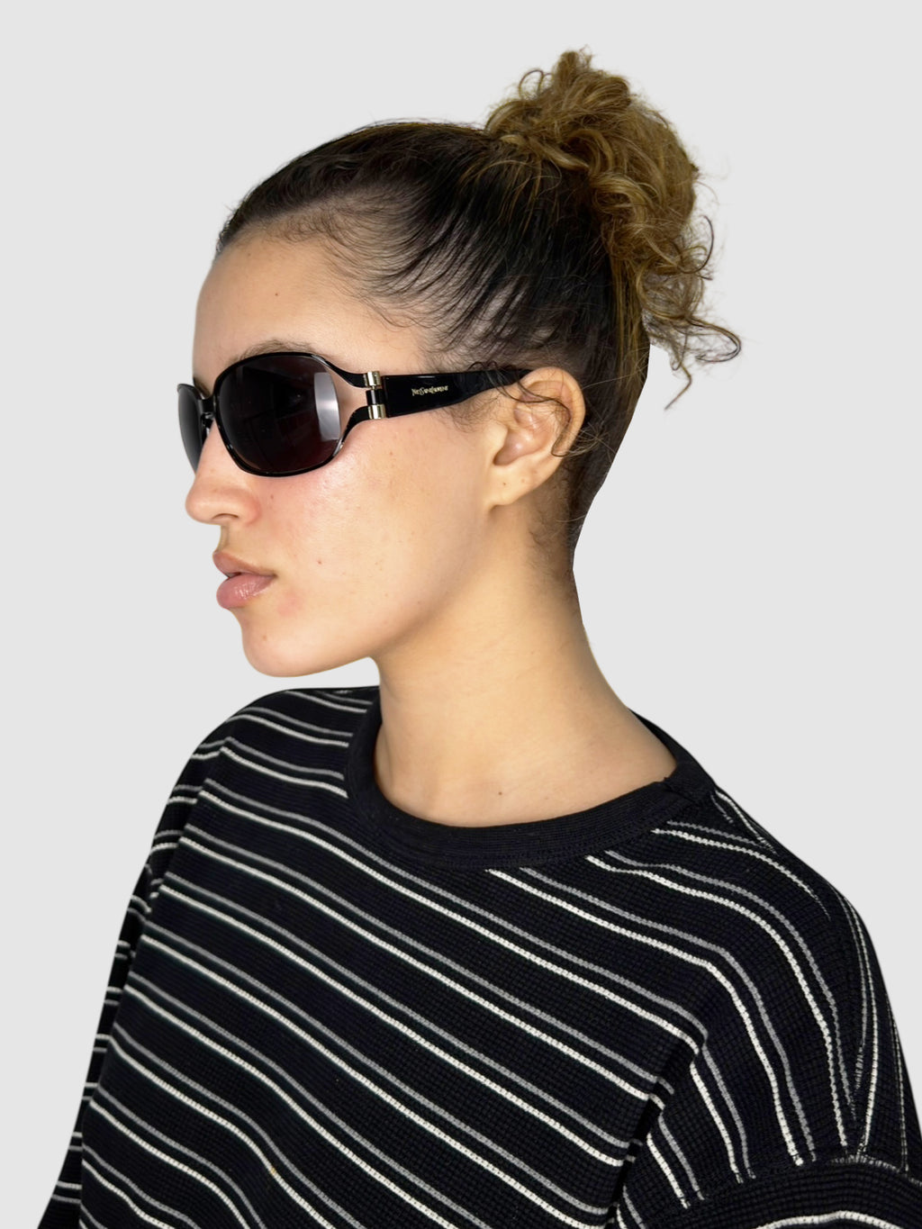 Tinted Rectangle Sunglasses