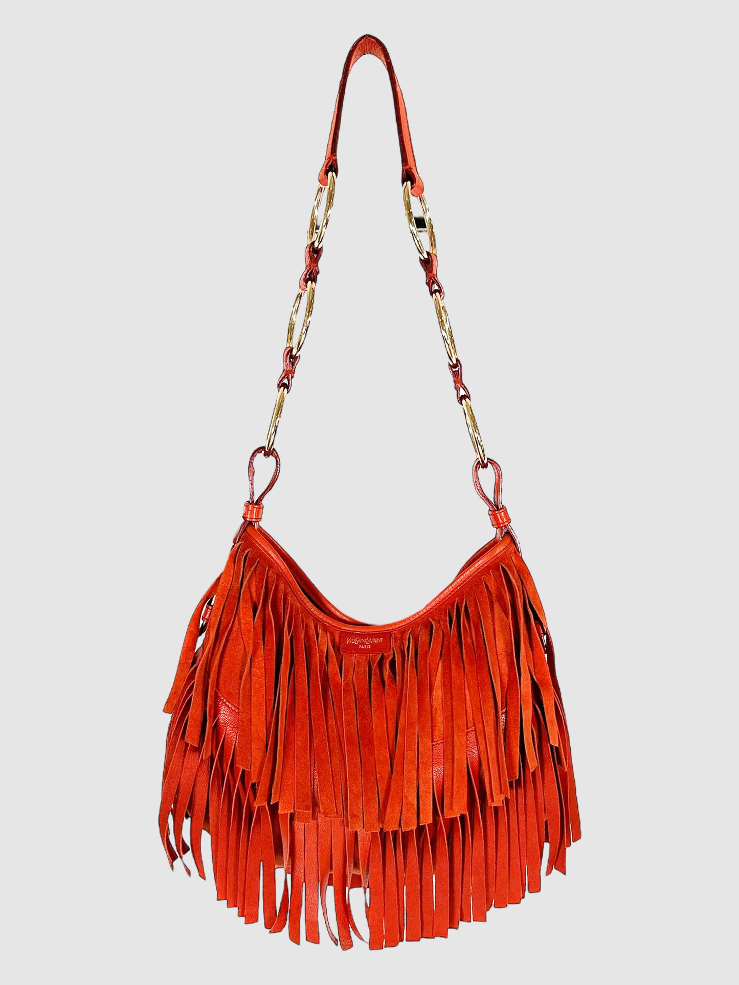 Suede Boheme Fringe Bag