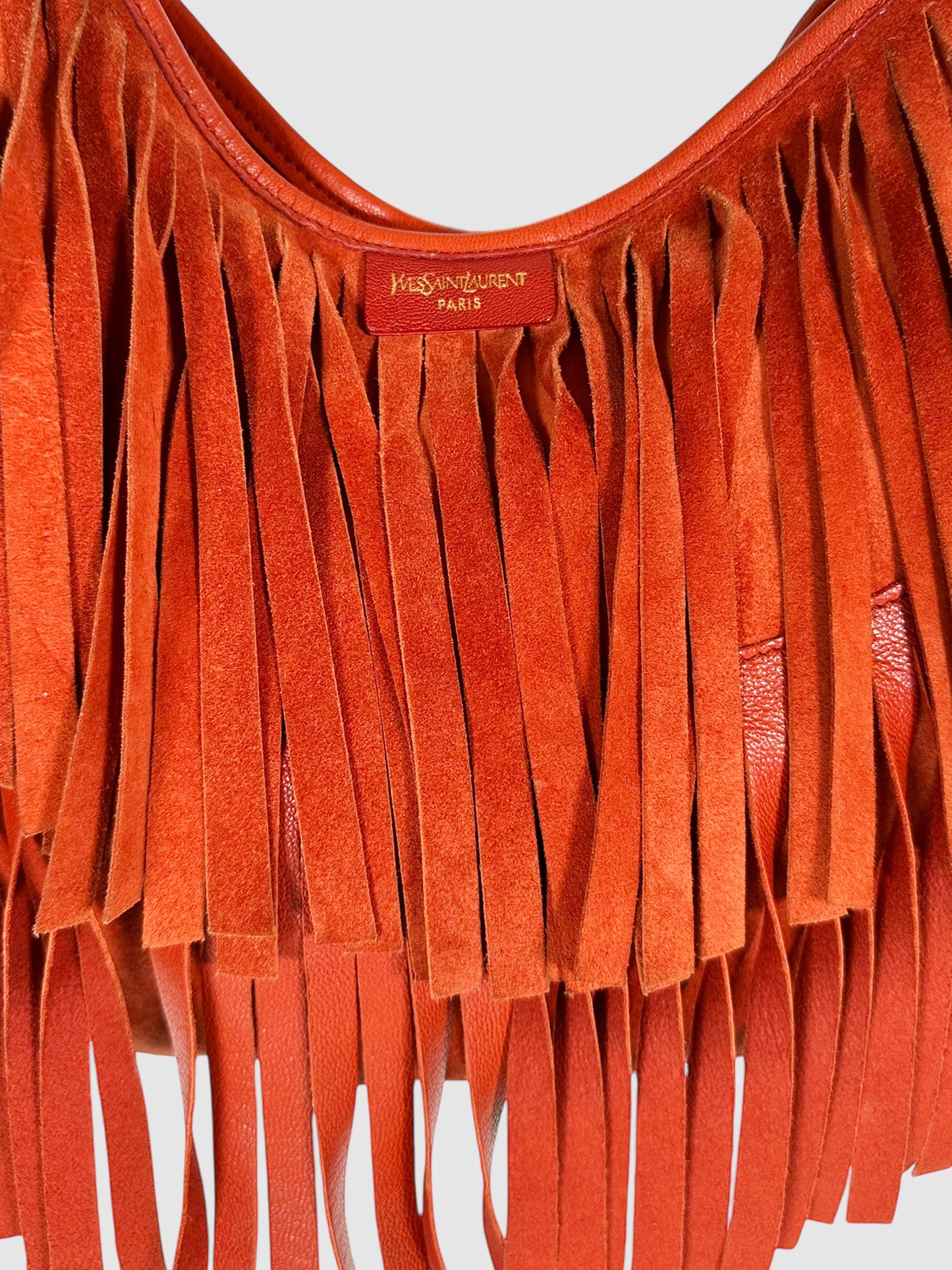 Suede Boheme Fringe Bag