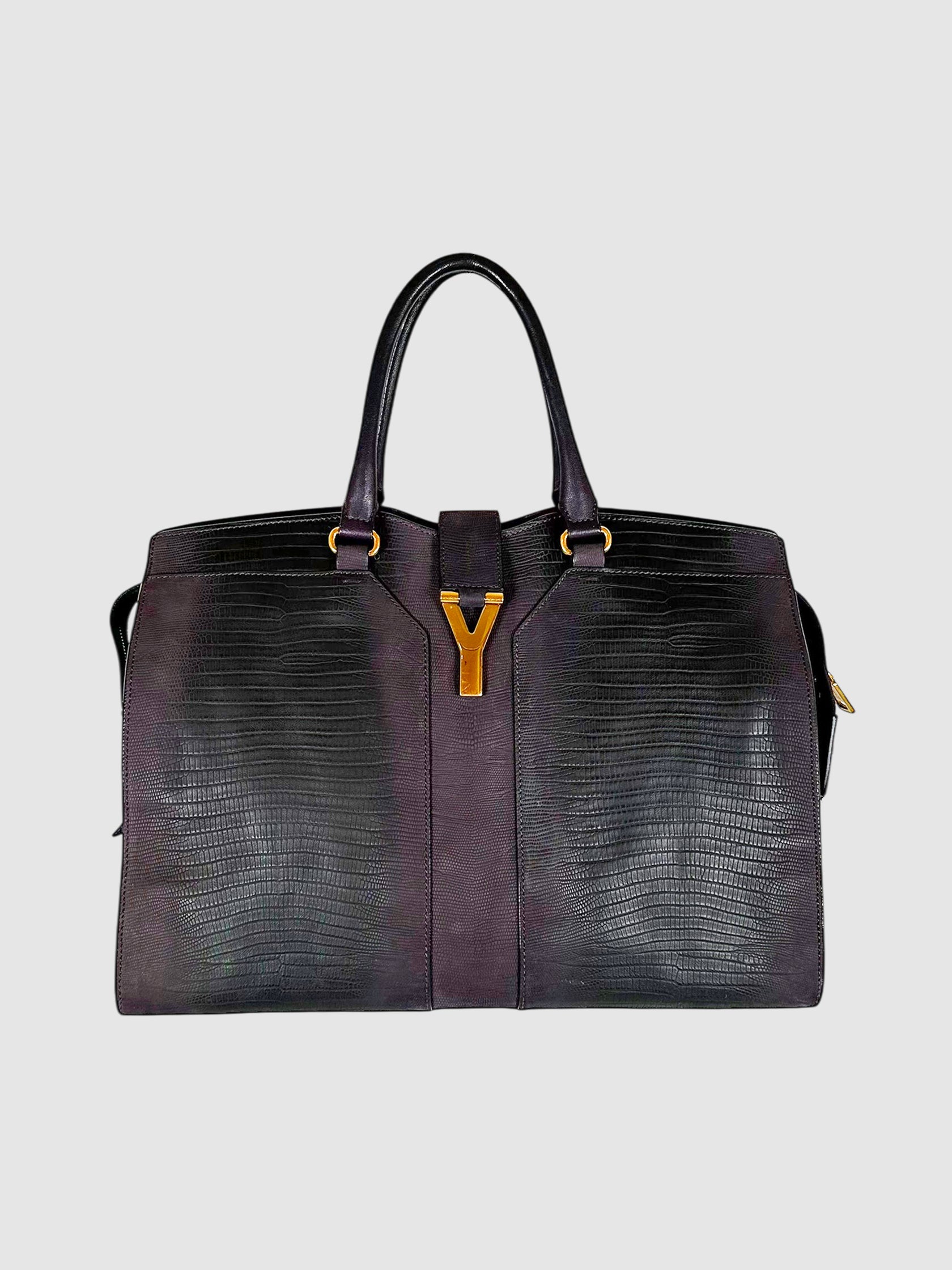 Lizard Embossed Cabas Chyc Bag