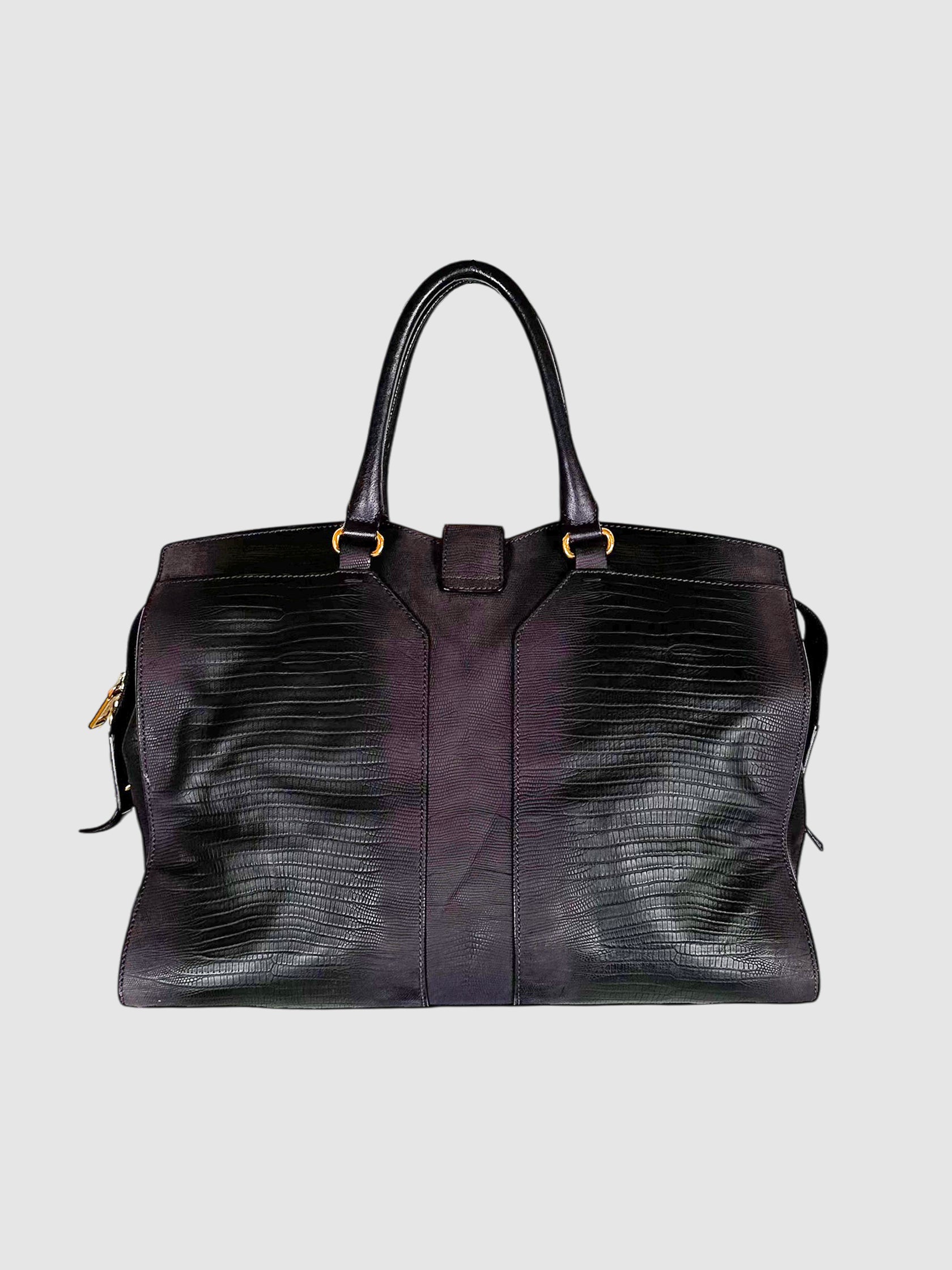 Lizard Embossed Cabas Chyc Bag