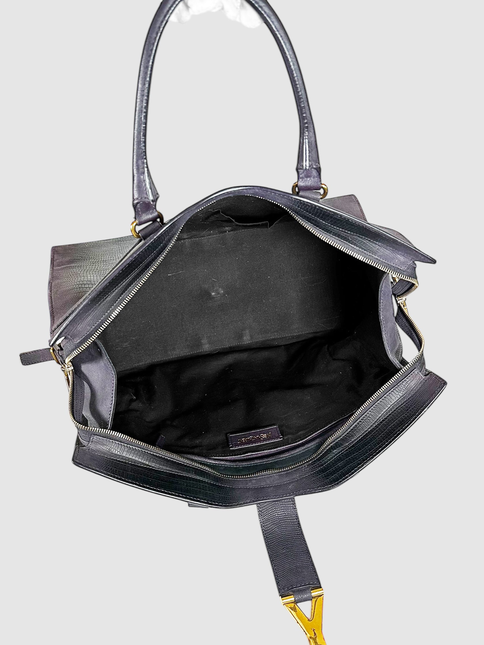 Lizard Embossed Cabas Chyc Bag