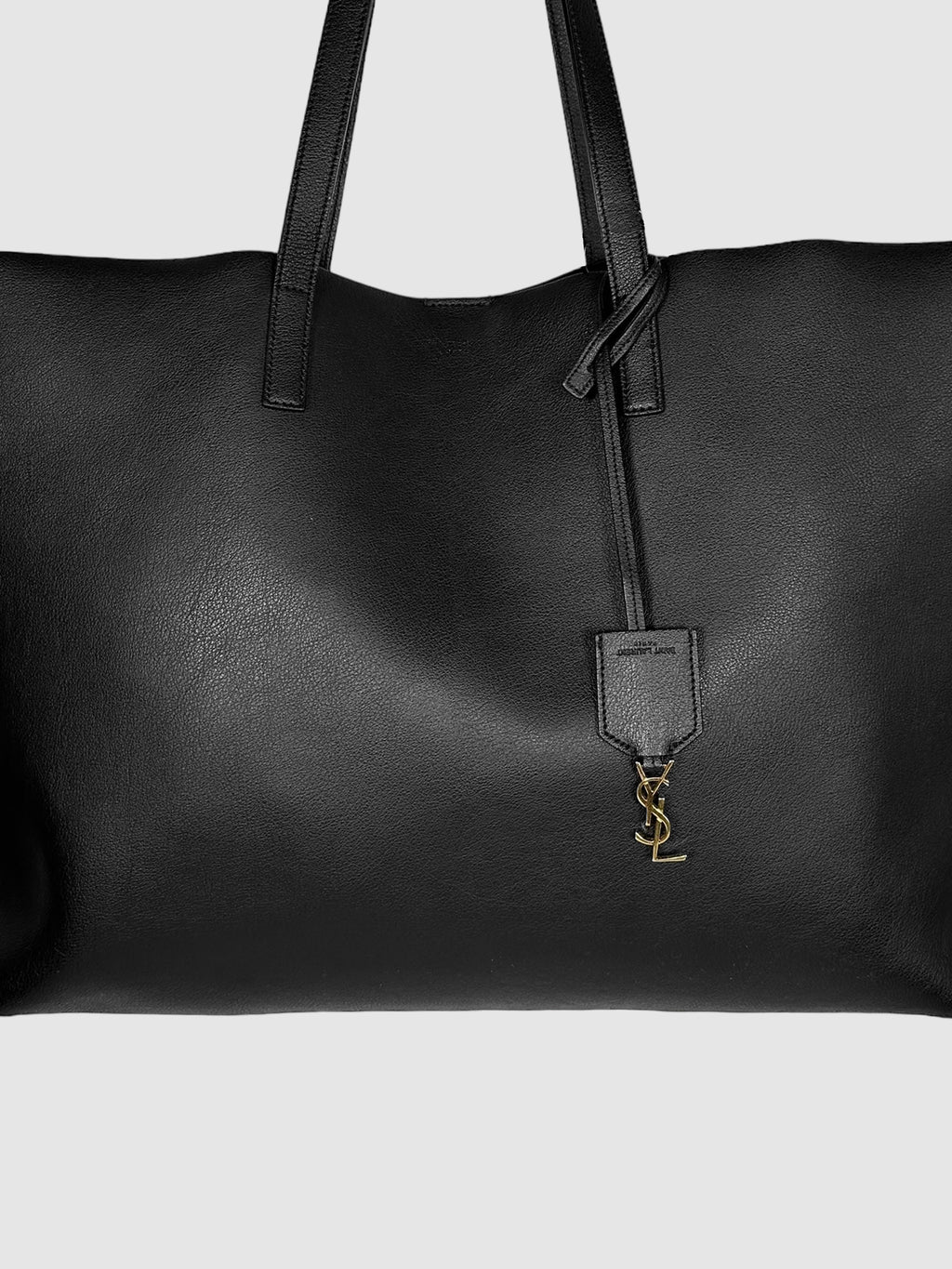 Leather Shopping Tote Bag