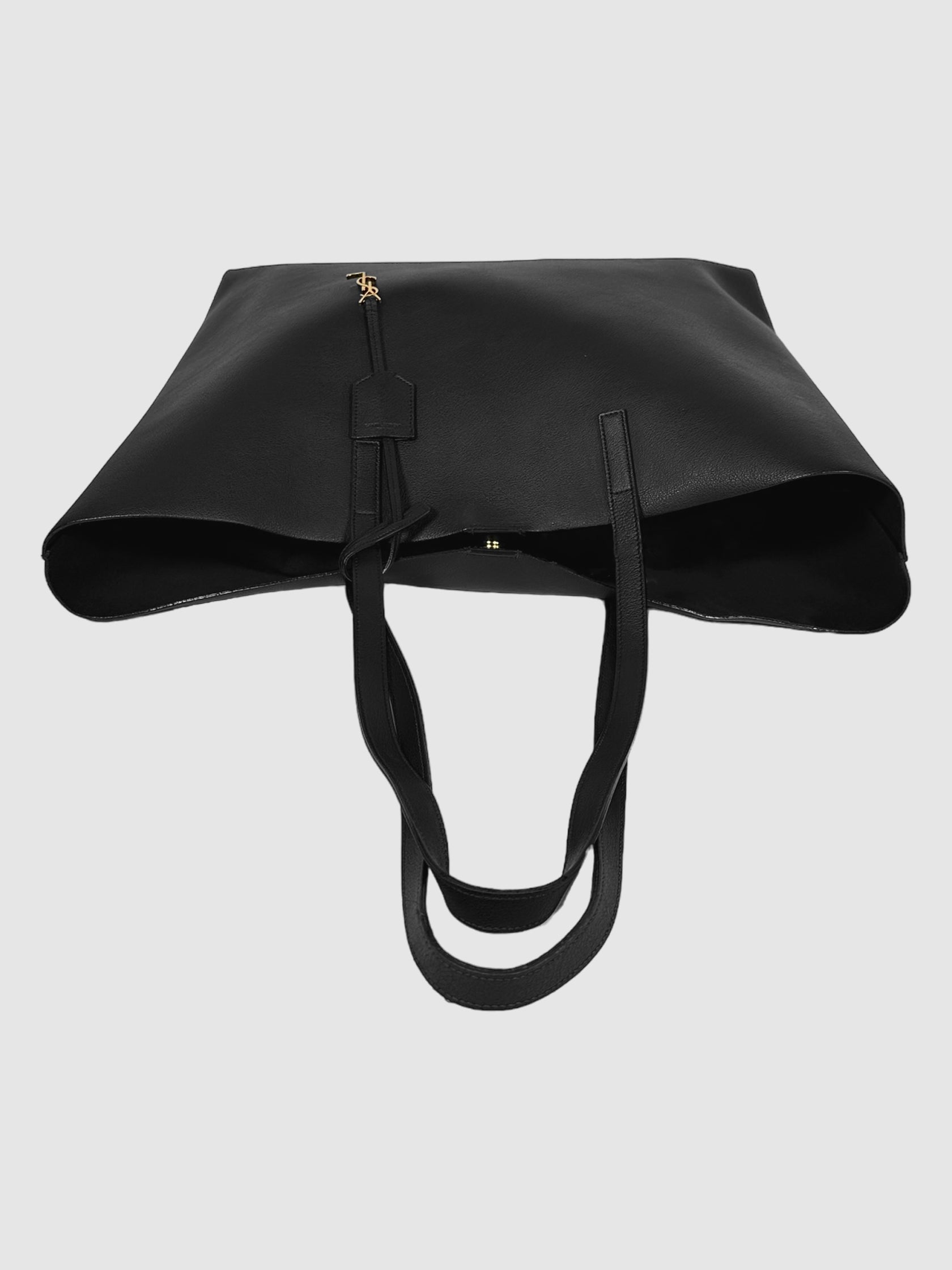 Leather Shopping Tote Bag