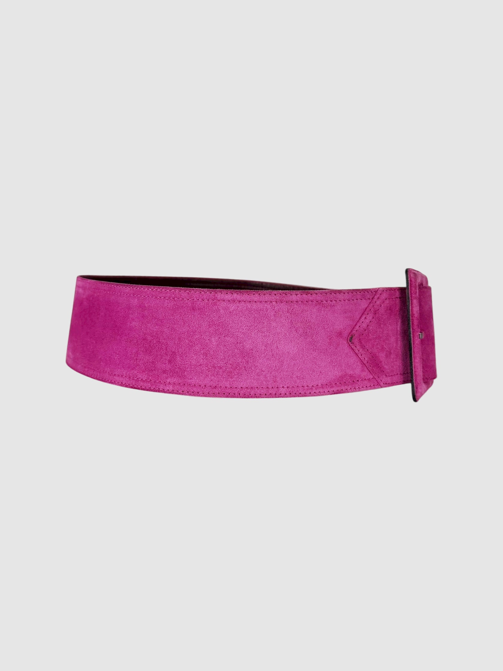 Suede Wide Belt