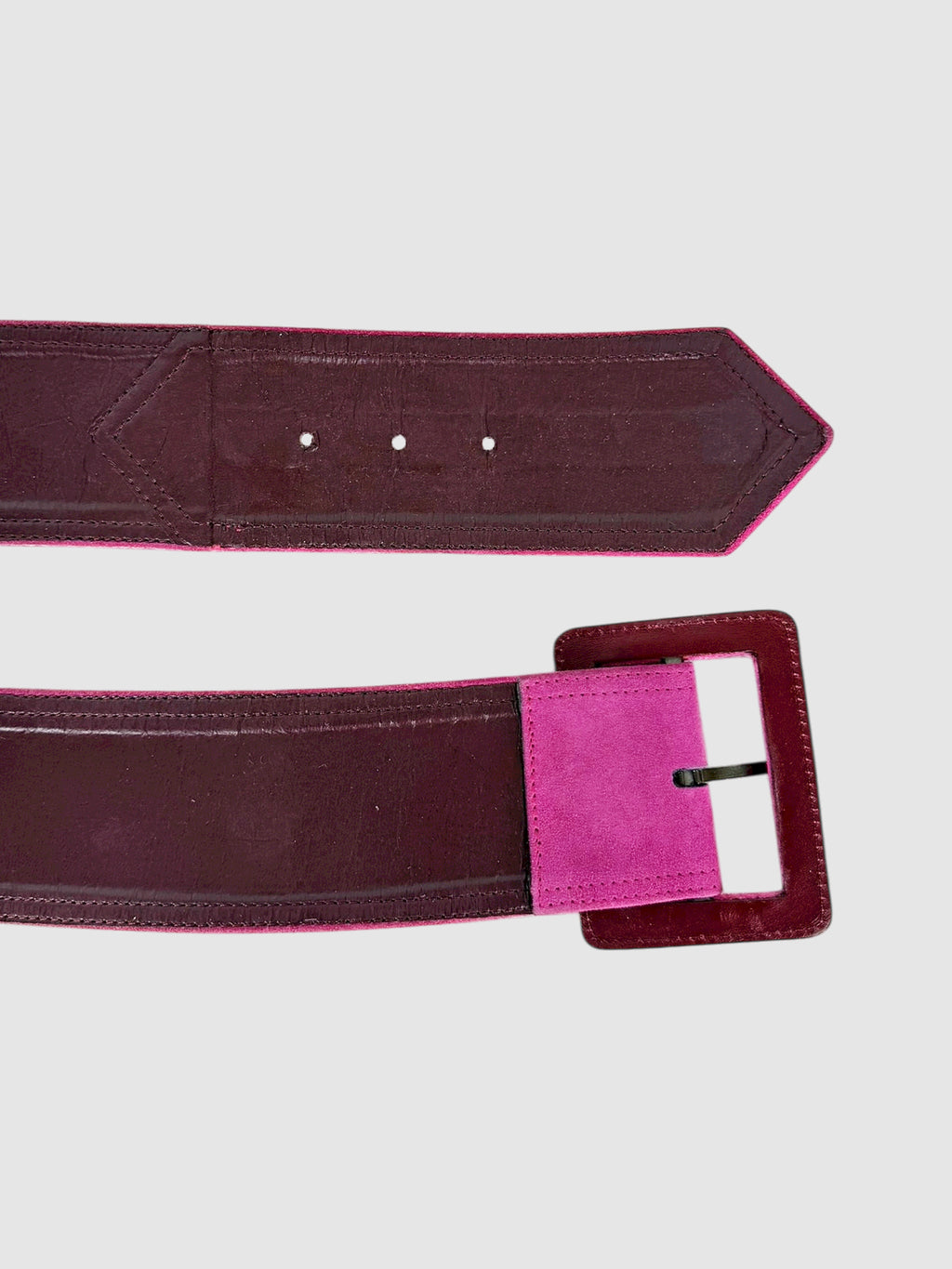 Suede Wide Belt