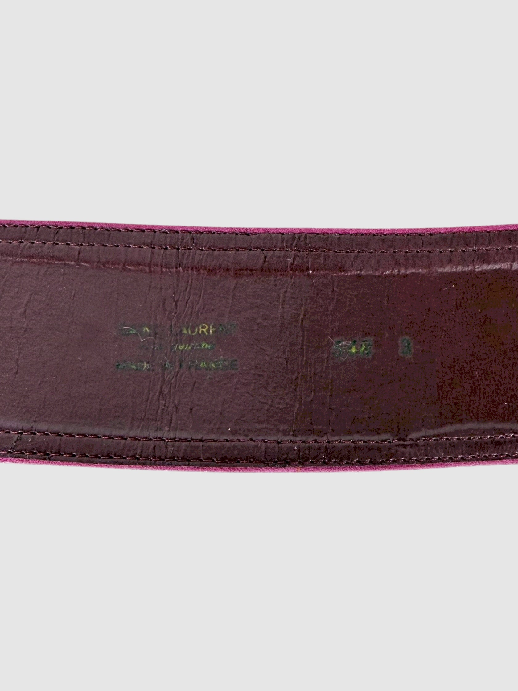 Suede Wide Belt
