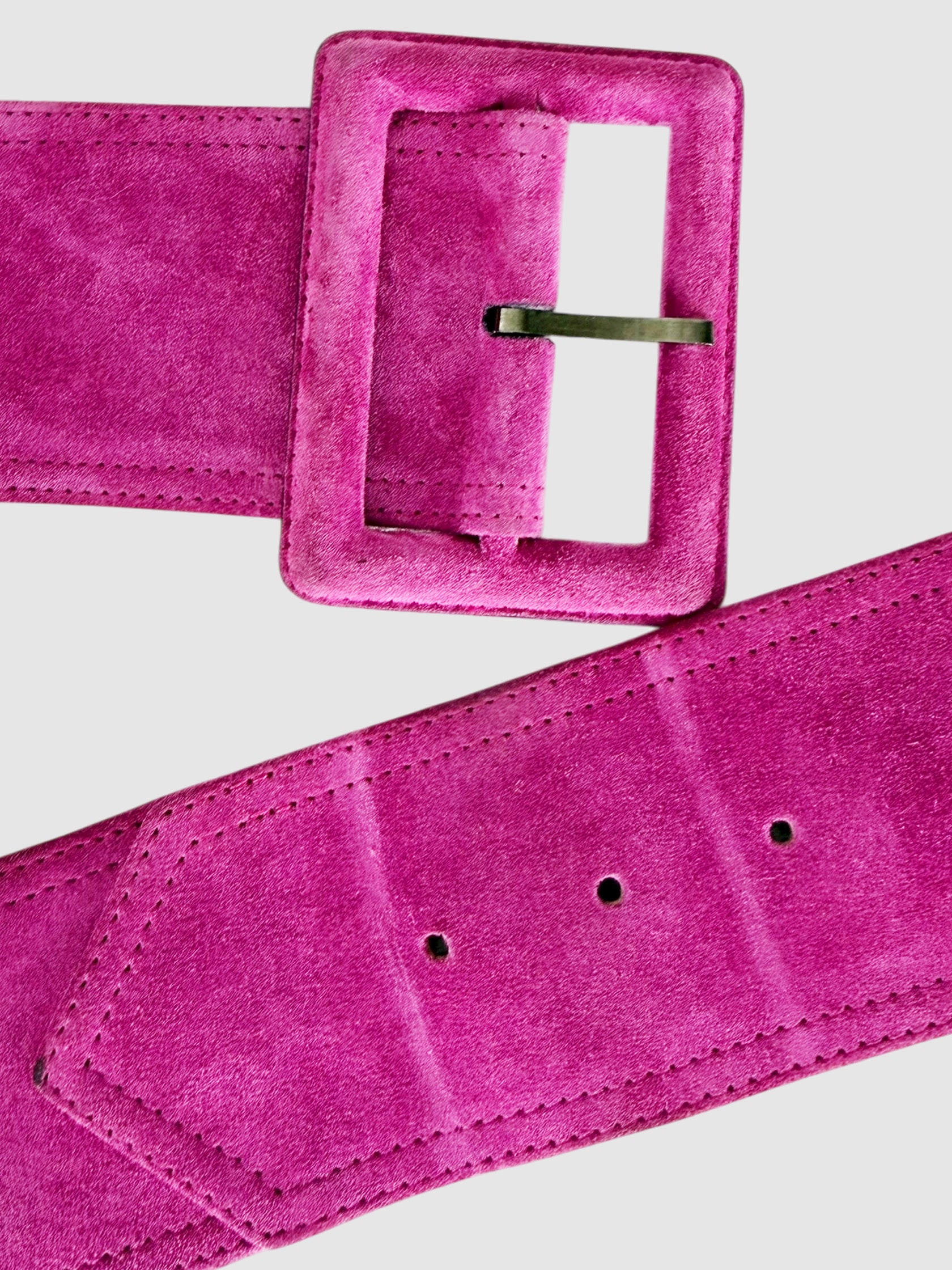 Suede Wide Belt
