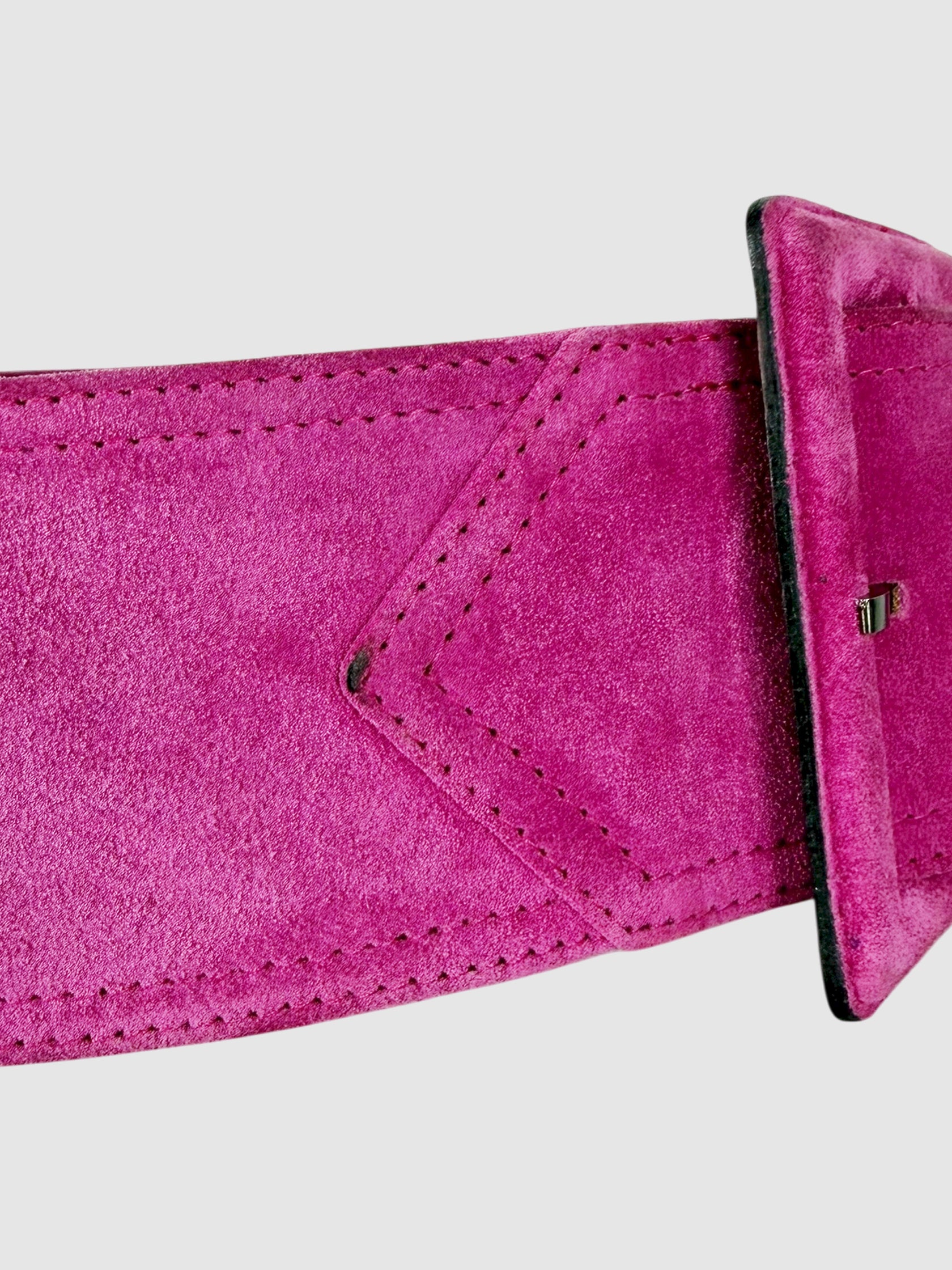 Suede Wide Belt