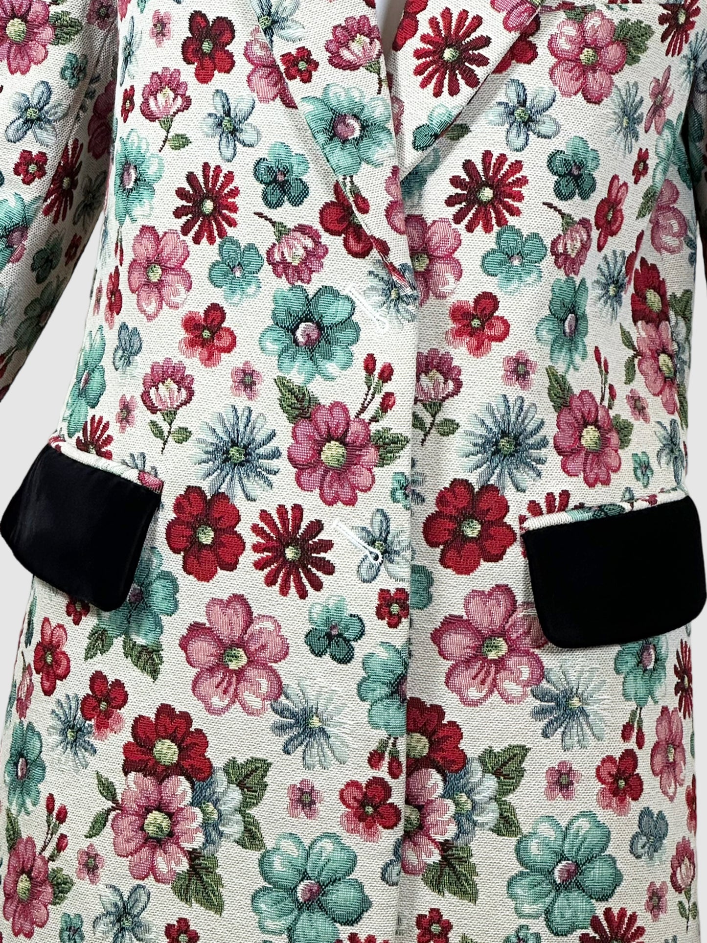 Smythe Floral Print Coat - Size 4