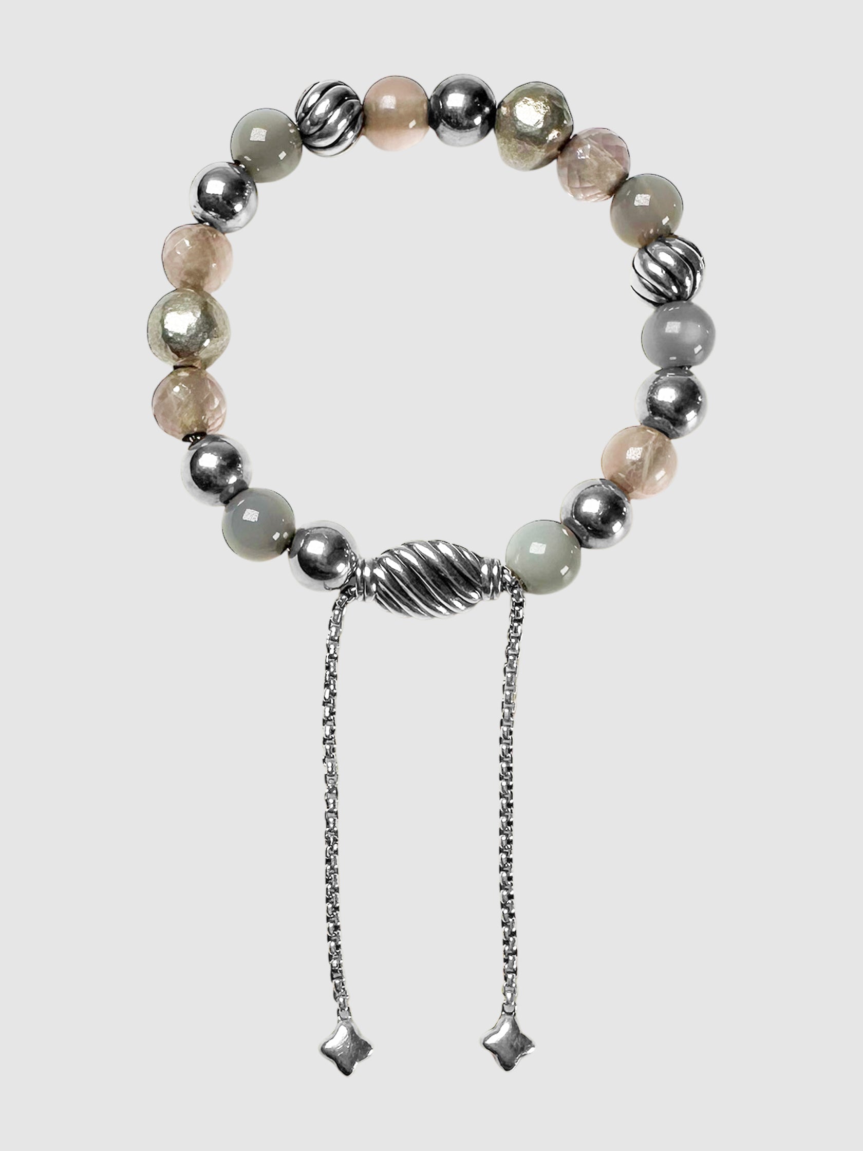 David Yurman Moonstone Beaded Bracelet luxury designer resale consignment Toronto secondhand Canada