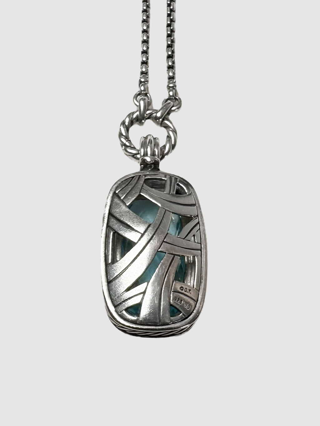 Topaz Diamond Necklace