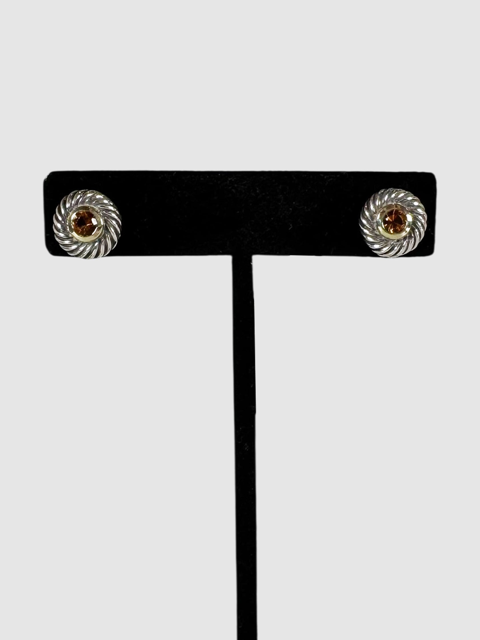 Citrine Cooke Stud Earrings