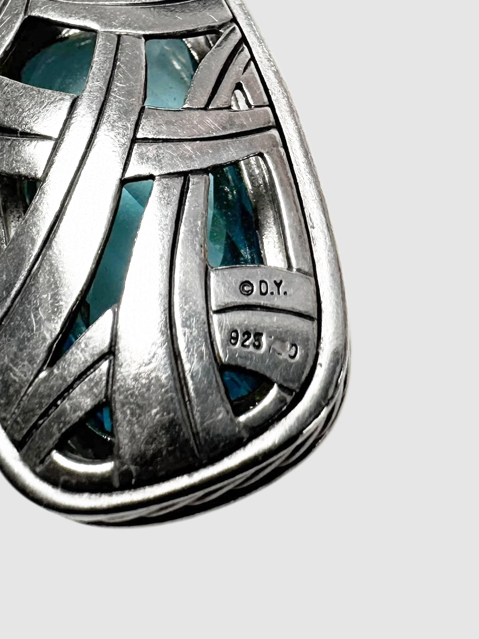 Topaz Diamond Necklace