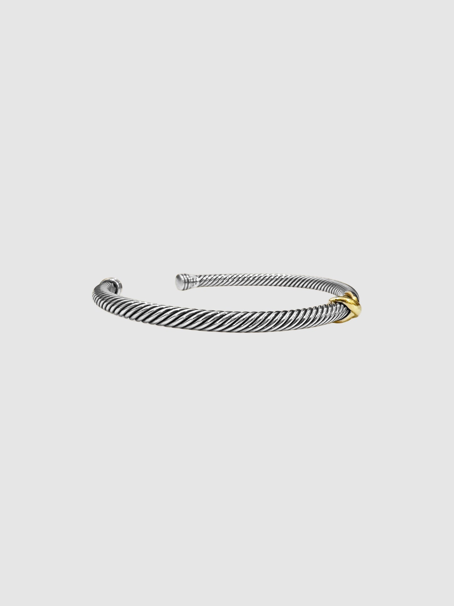 Two-Tone X Classic Station Bracelet