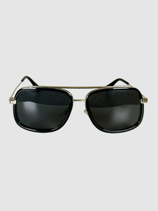 Versace Aviator Tinted Sunglasses