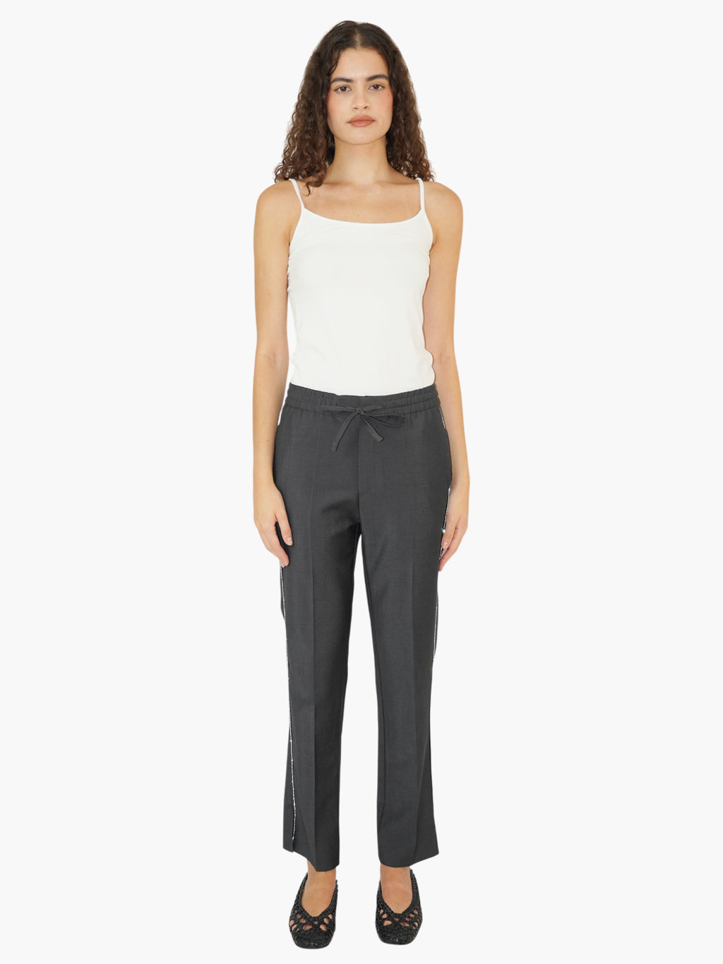 Wool Drawstring Pants