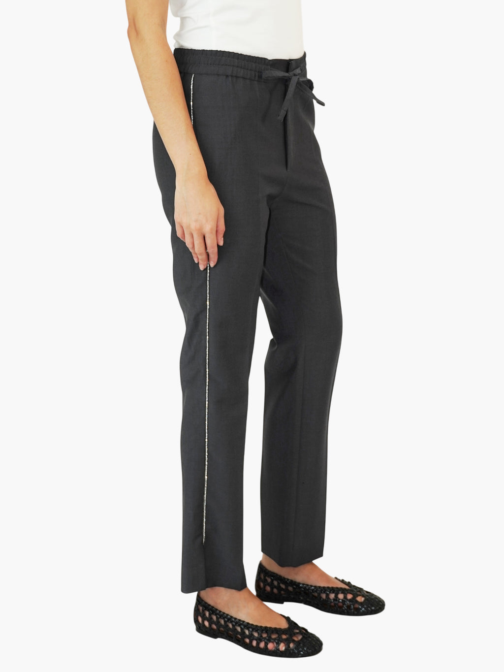 Wool Drawstring Pants