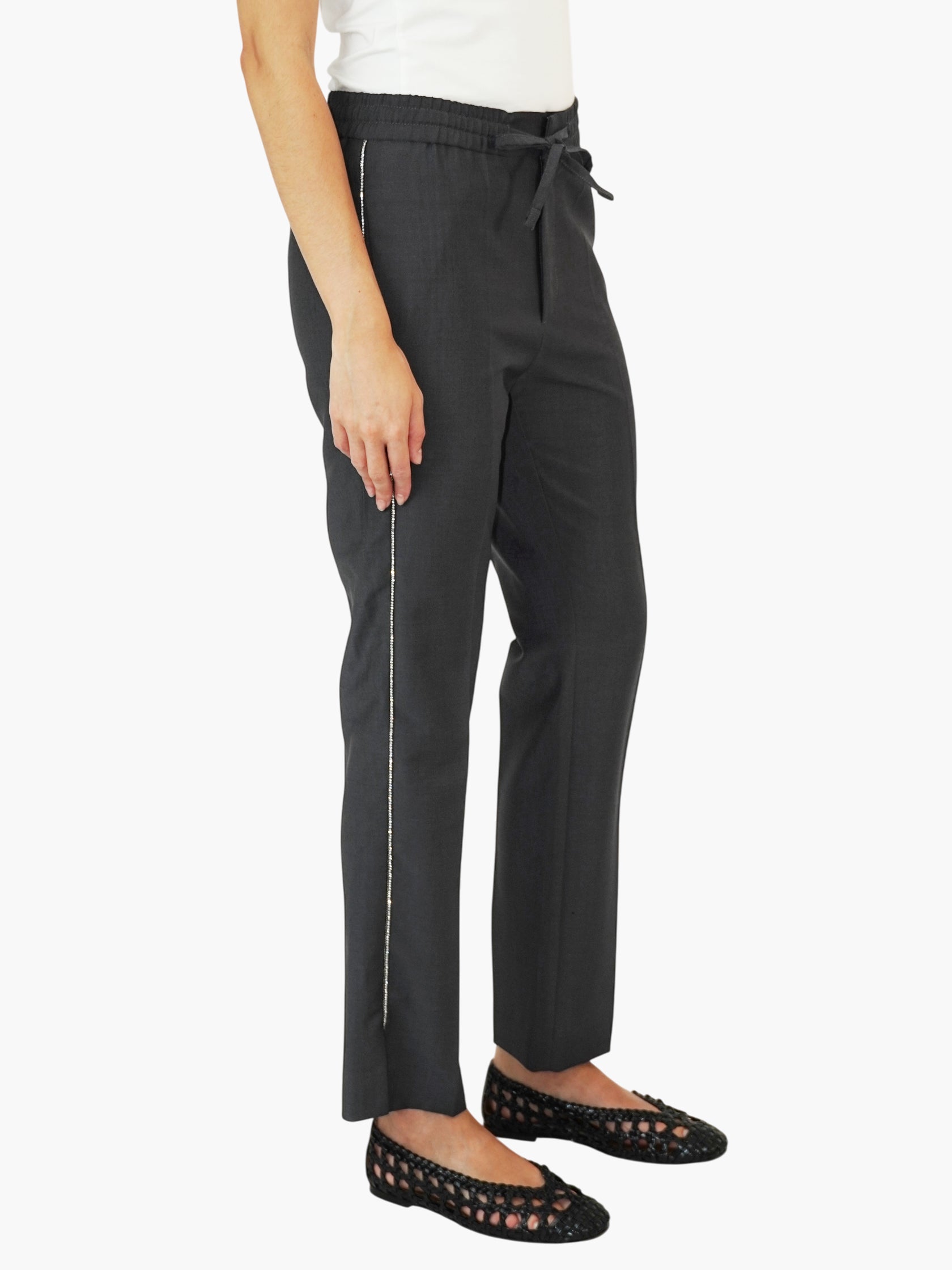 Wool Drawstring Pants