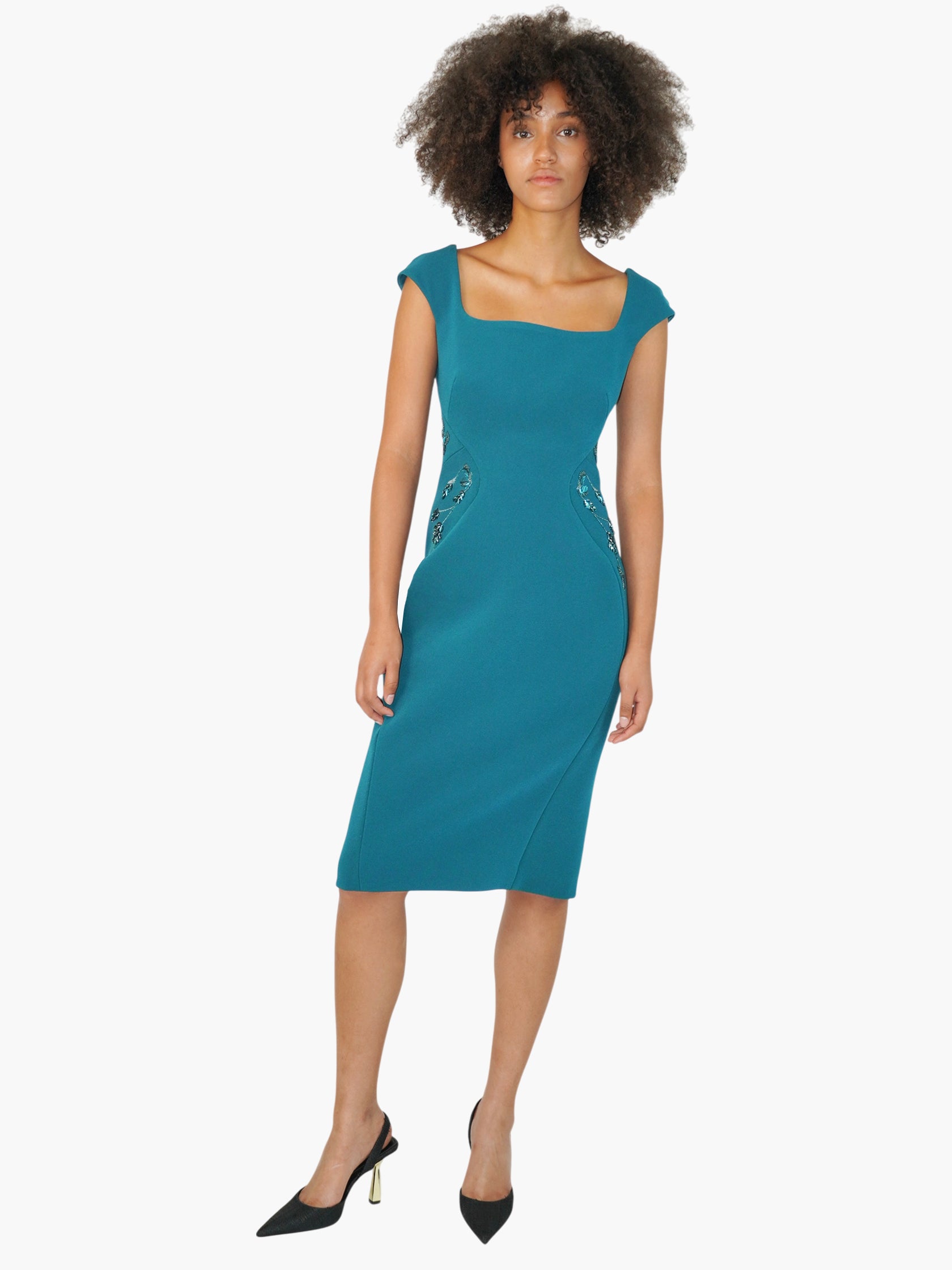 Beaded Midi Dress
