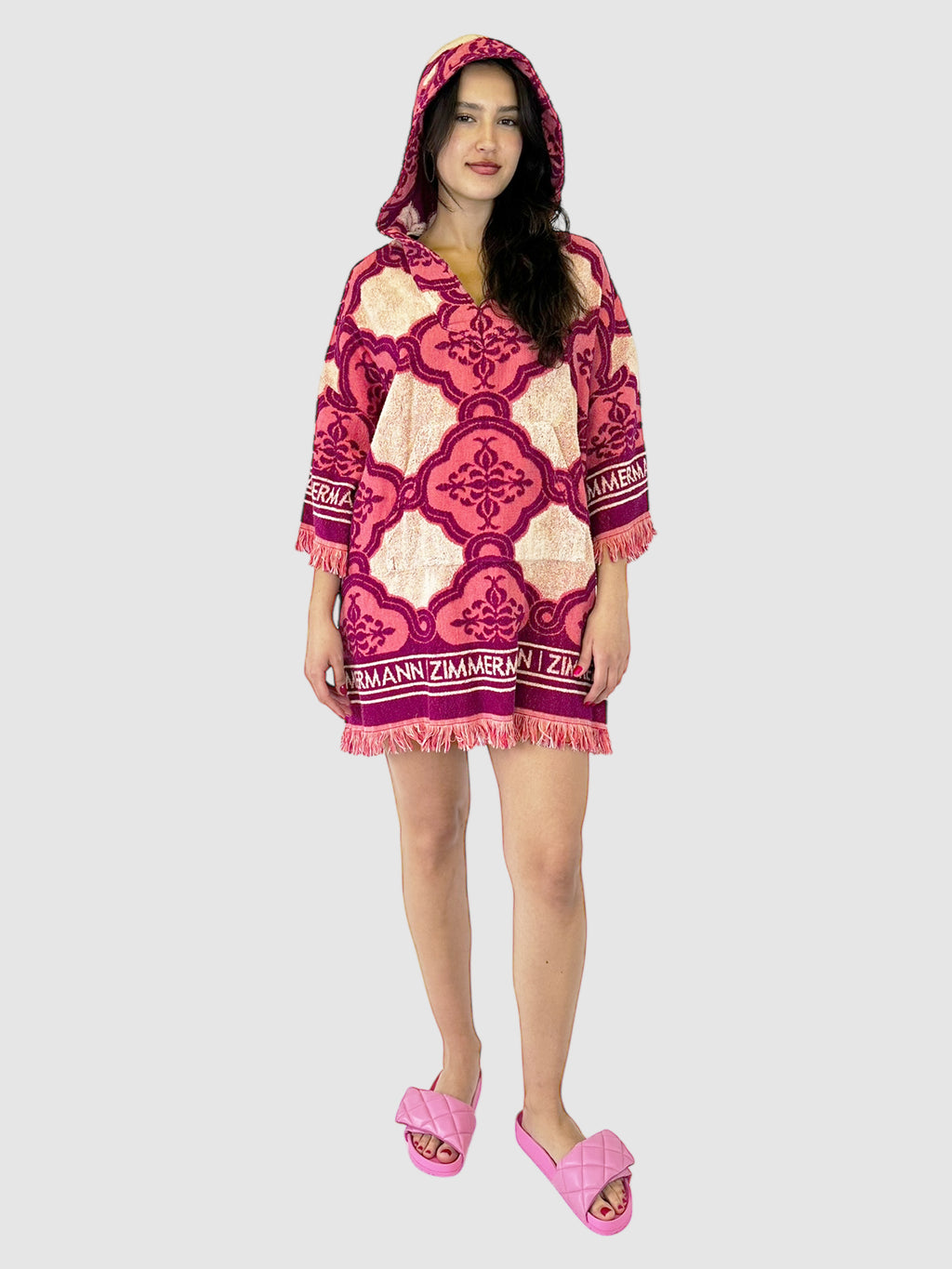 Lola Terrycloth Hooded Cover-Up - Size 1