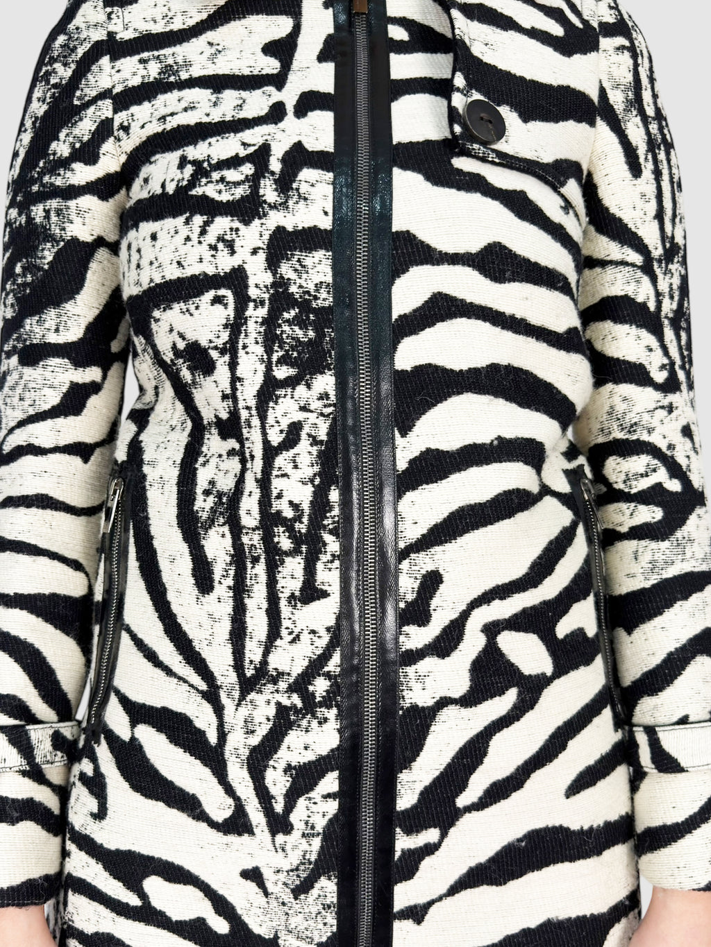 Wool Zebra Coat